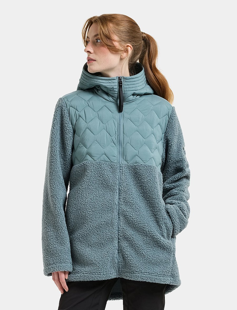 Didriksons - Bibi Full-Zip - oberteile - factory blue - 0