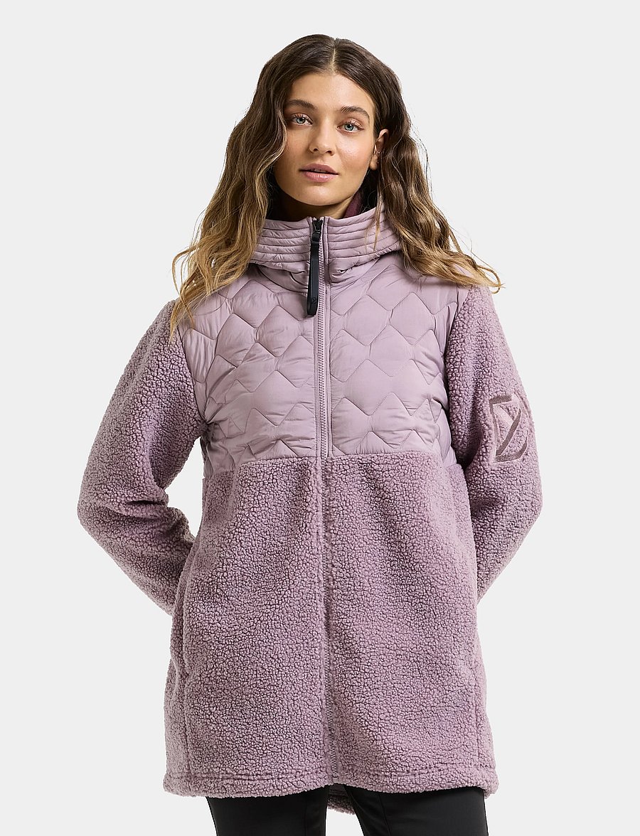 Didriksons - Bibi Full-Zip - oberteile - lilac haze - 0