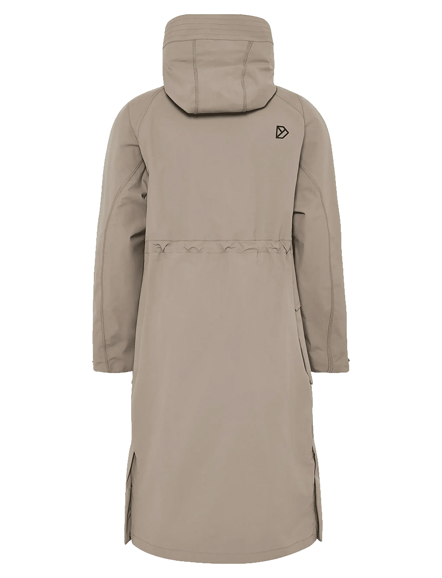 Didriksons - Louise Parka Long - jacken - ash brown - 2