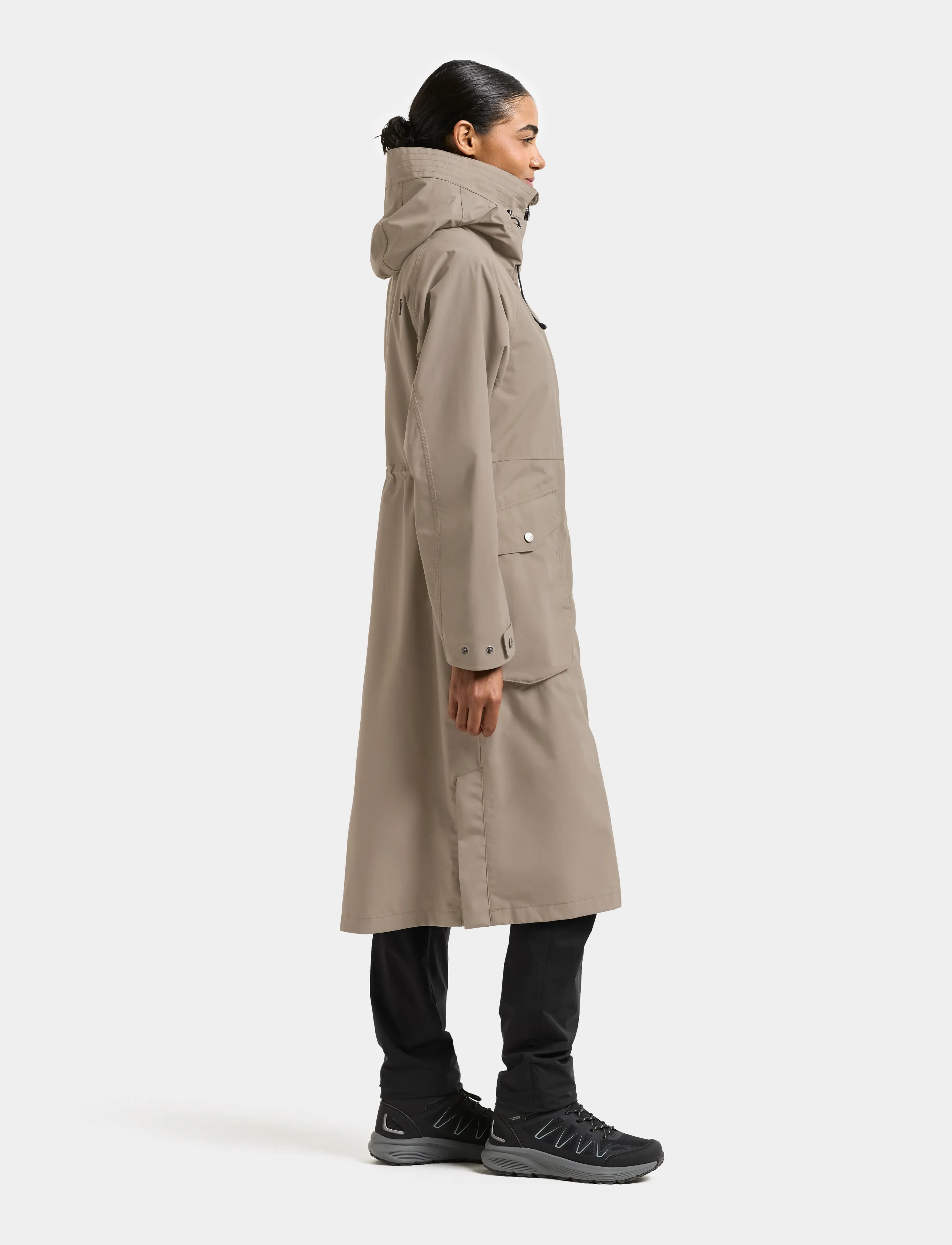 Didriksons - Louise Parka Long - joped - ash brown - 4