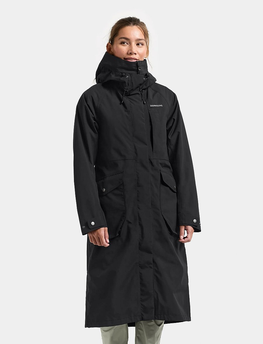 Didriksons - Louise Parka Long - black - 0