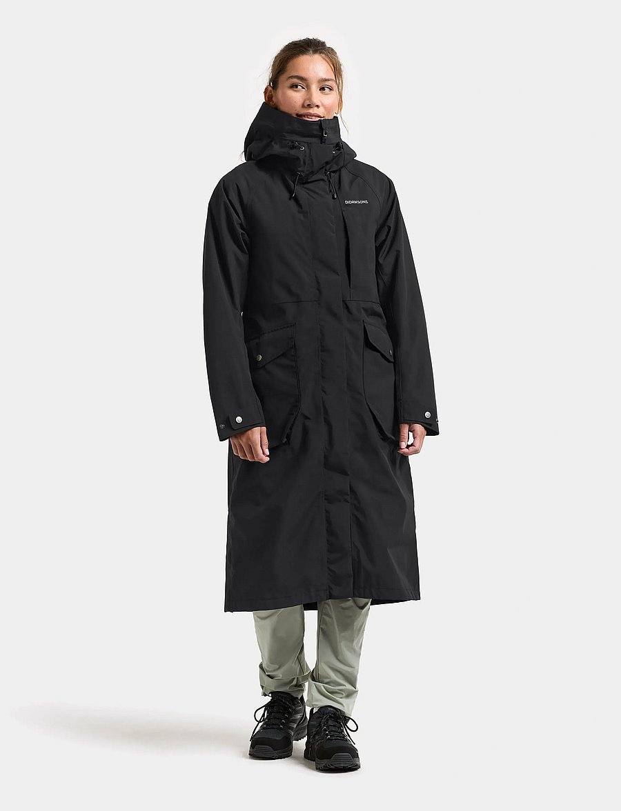 Didriksons - Louise Parka Long - black - 3