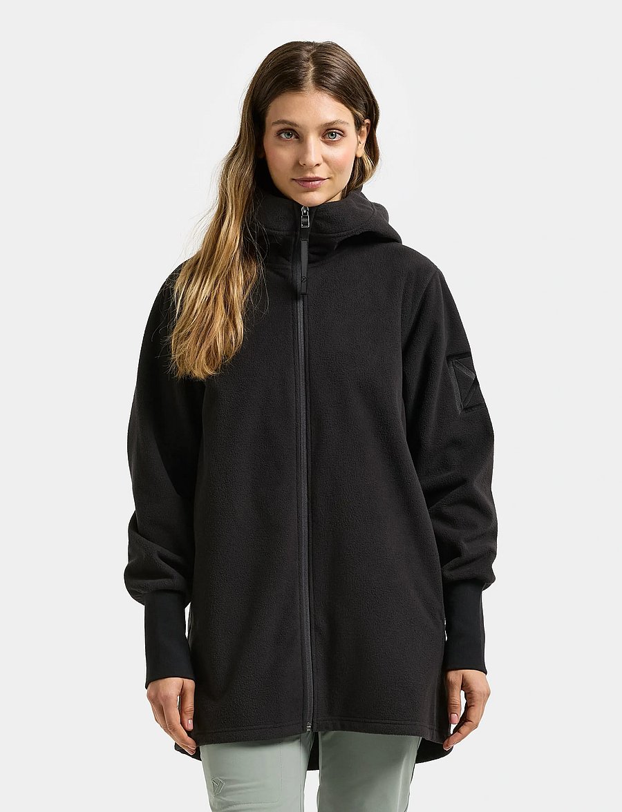 Didriksons - Rinda Windproof Full-Zip - oberteile - black - 0