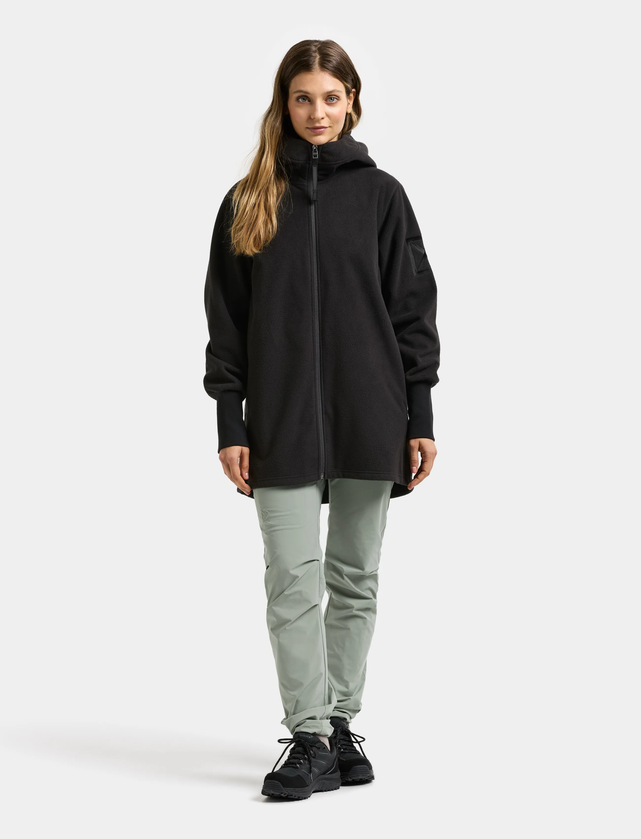 Didriksons - RINDA WNS FULLZIP - oberteile - black - 3