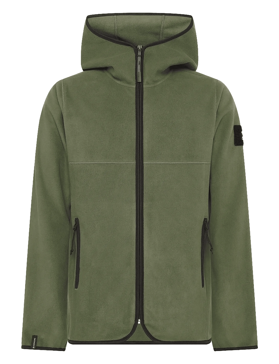 Didriksons - Helmit Windproof Full-Zip - fleece og mellemlag - deep green - 0