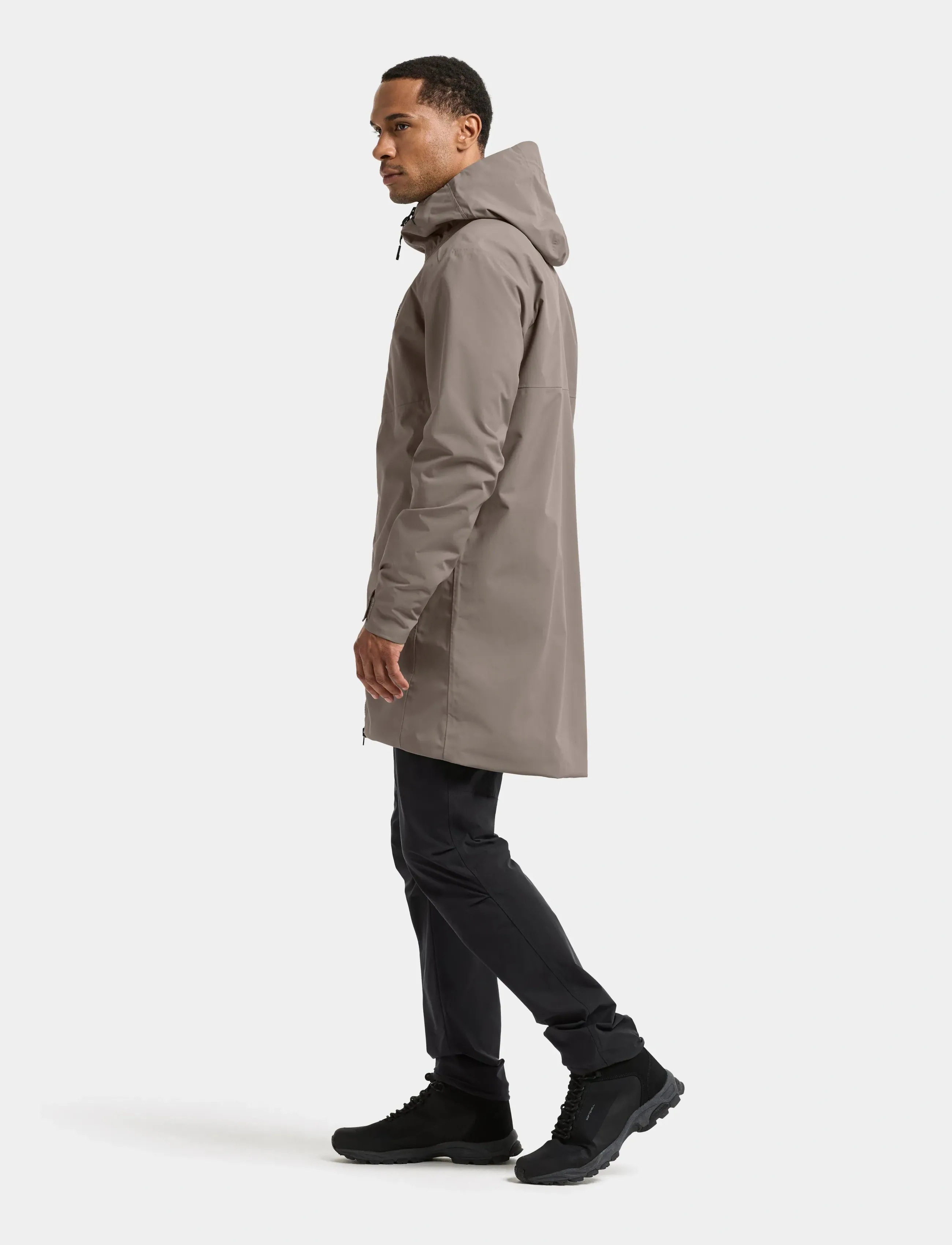 Didriksons - Sören Parka - parkasjackor - ash brown - 4