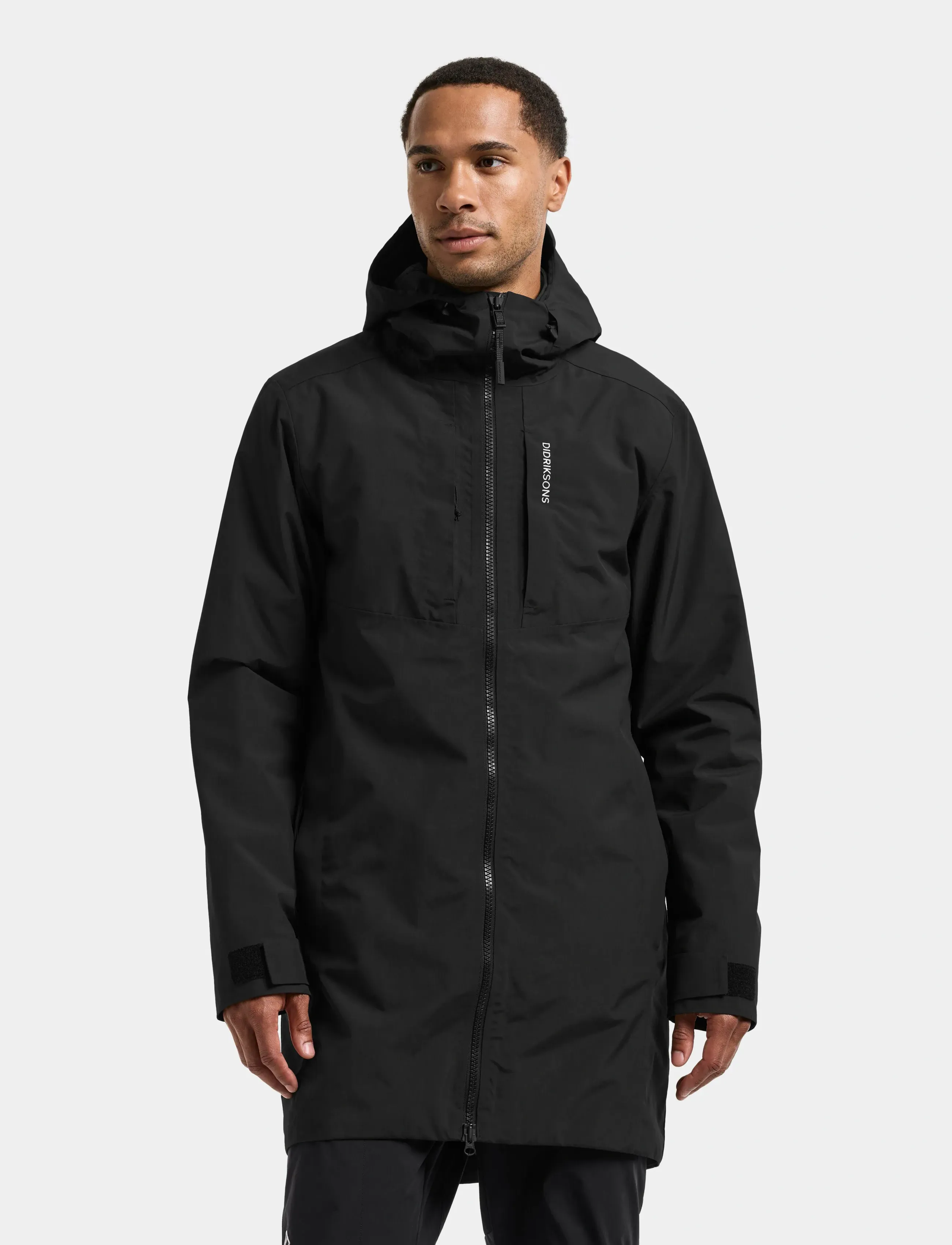 Didriksons - Sören Parka - parkasjackor - black - 0