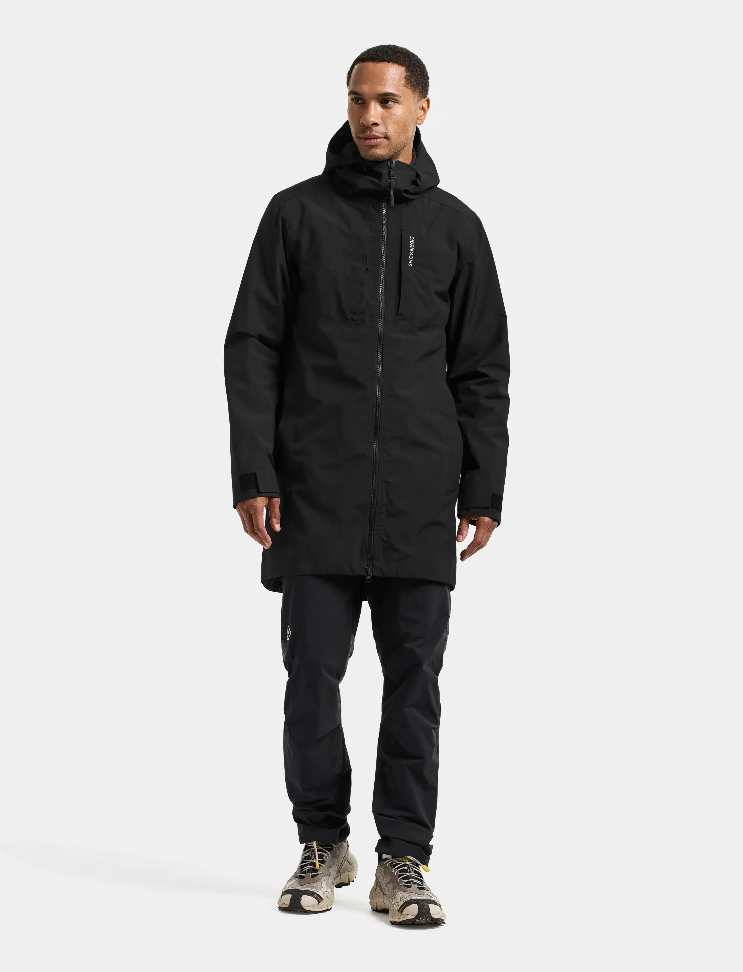 Didriksons - Sören Parka - parkasjackor - black - 4