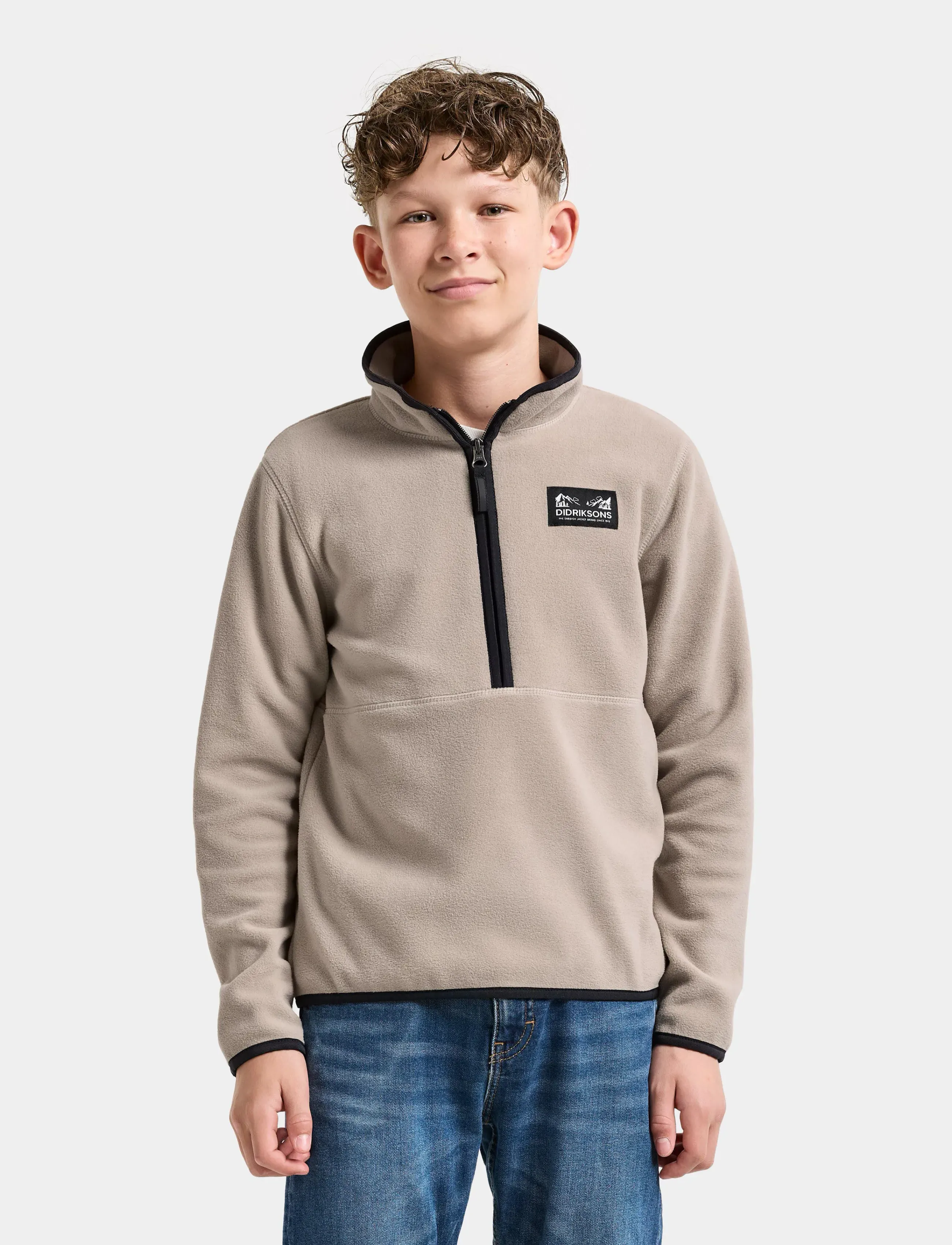 Didriksons RUBI KIDS HZ - Fleece - BEACH BEIGE / beige