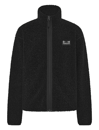 Didriksons ZIR KIDS FZ - Odzież - BLACK / black