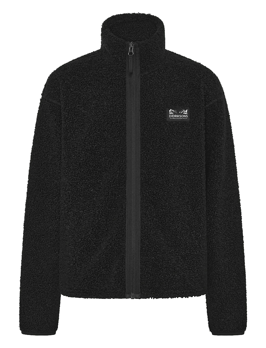 Didriksons - ZIR KIDS FZ - isolierte jacken - black - 1