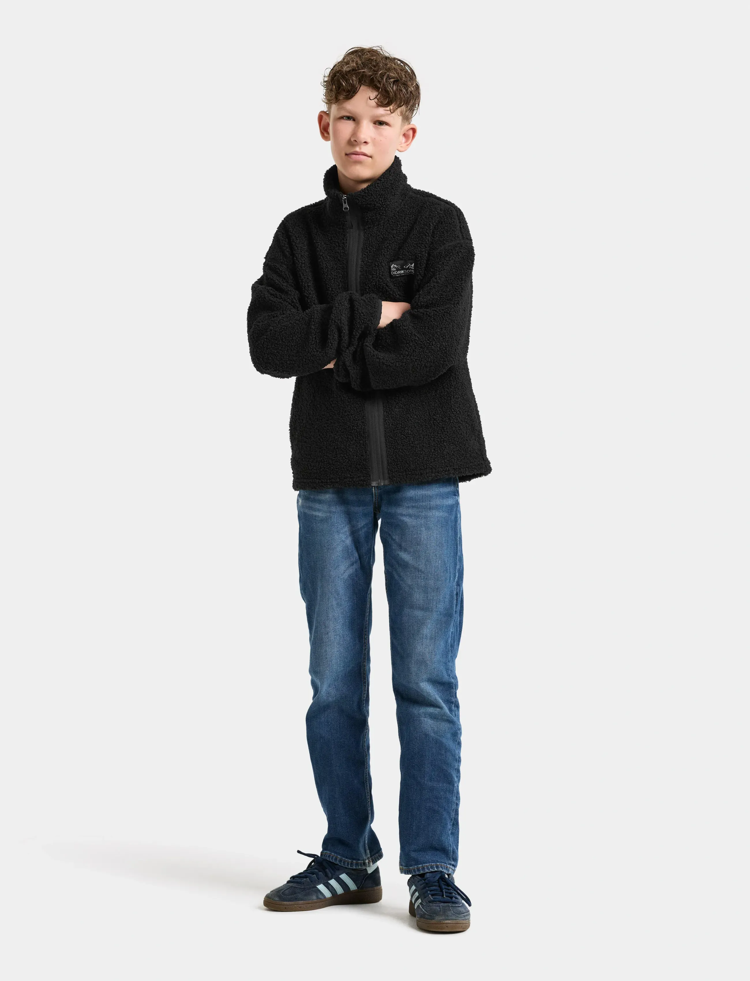 Didriksons - ZIR KIDS FZ - isolierte jacken - black - 3