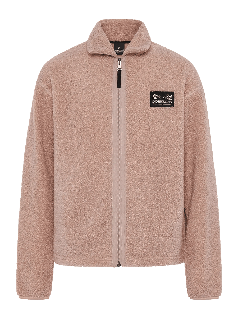 Didriksons - ZIR KIDS FZ - isolerede jakker - vintage pink - 1