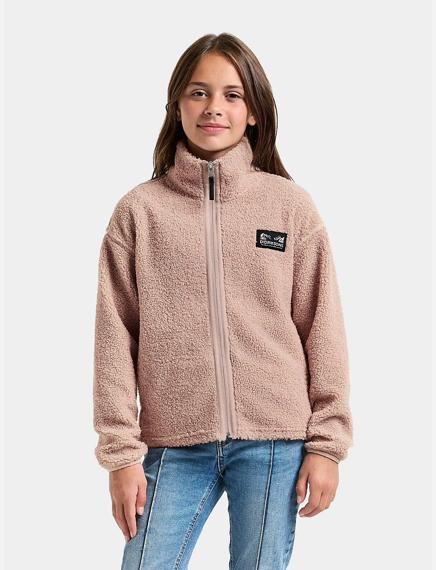 Didriksons - ZIR KIDS FZ - isolerede jakker - vintage pink - 0