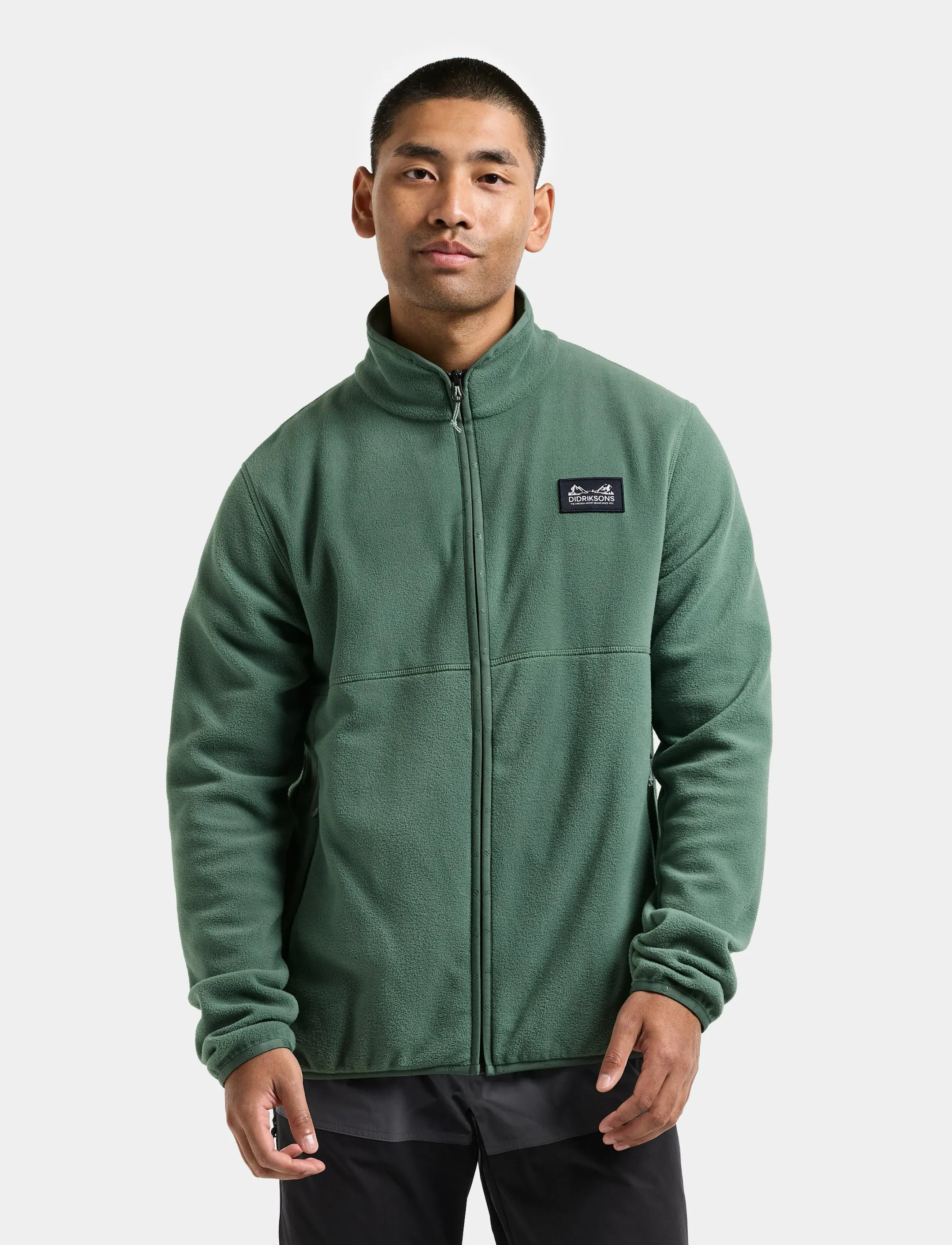 Didriksons Vito Usx Fullzip, XL, Sport Fleeces & Midlayers, Grün - Fleeces, Männerswear