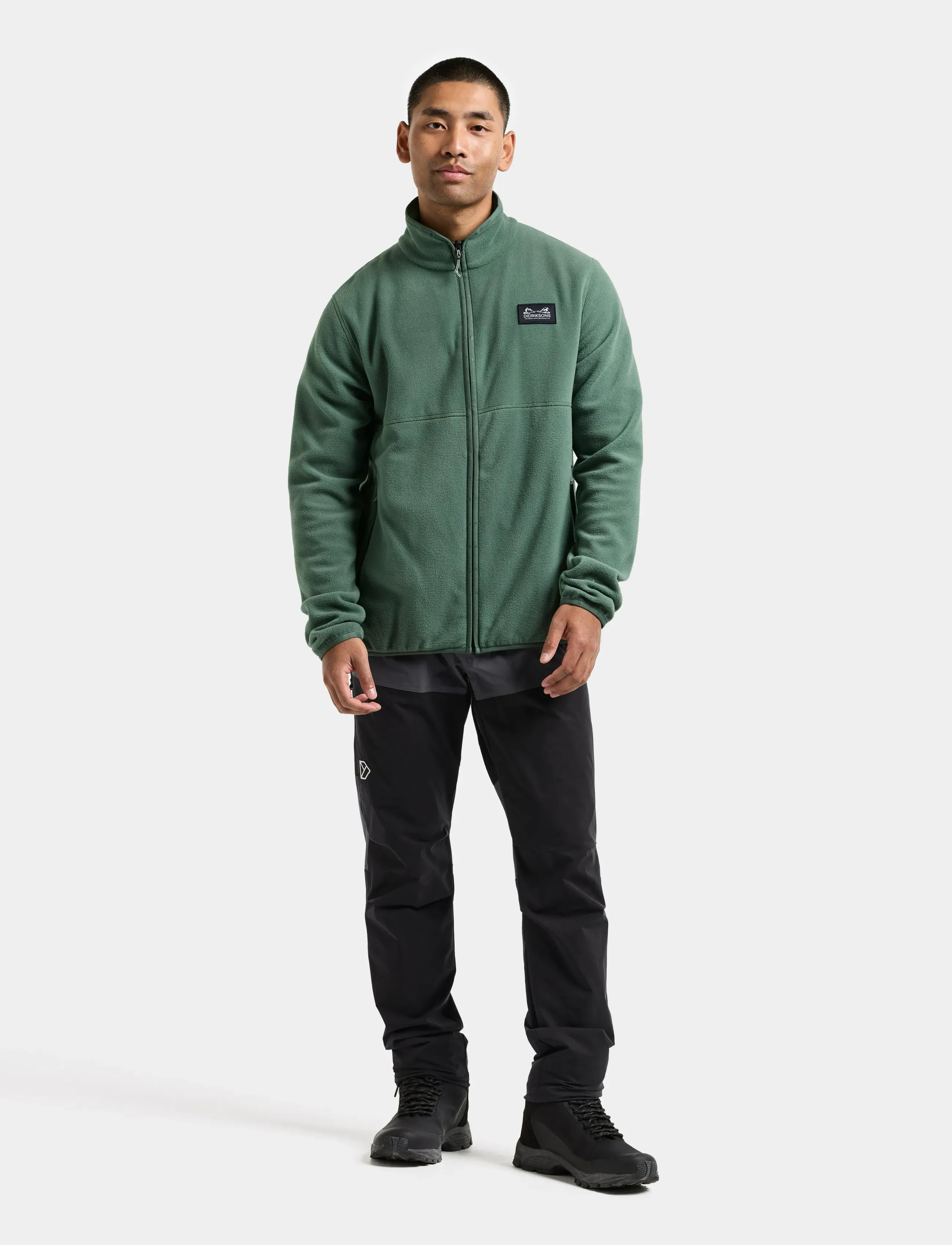 Didriksons - VITO USX FULLZIP - fleeces & midlayers - dark moss - 3