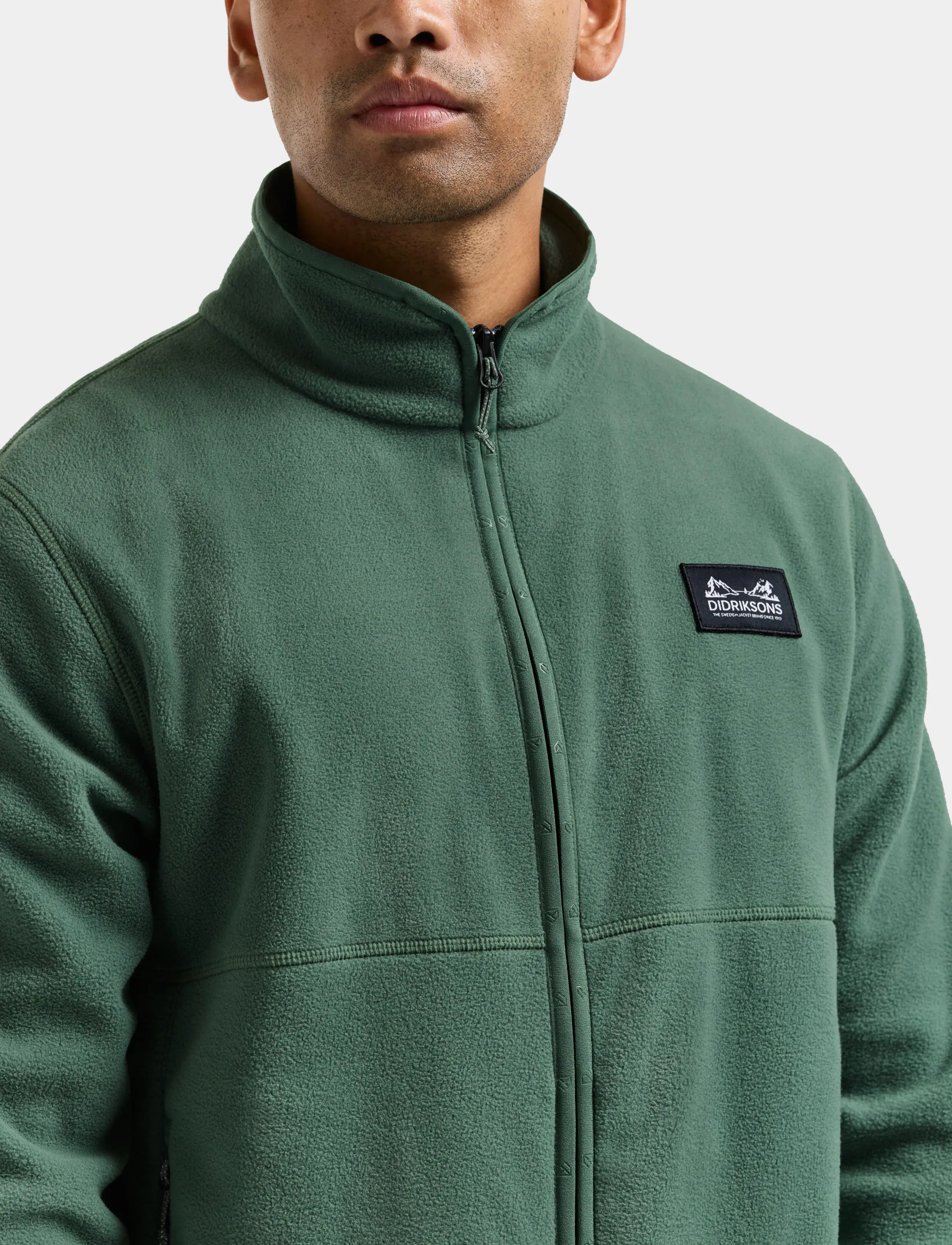 Didriksons VITO USX FULLZIP - Riided - DARK MOSS / green