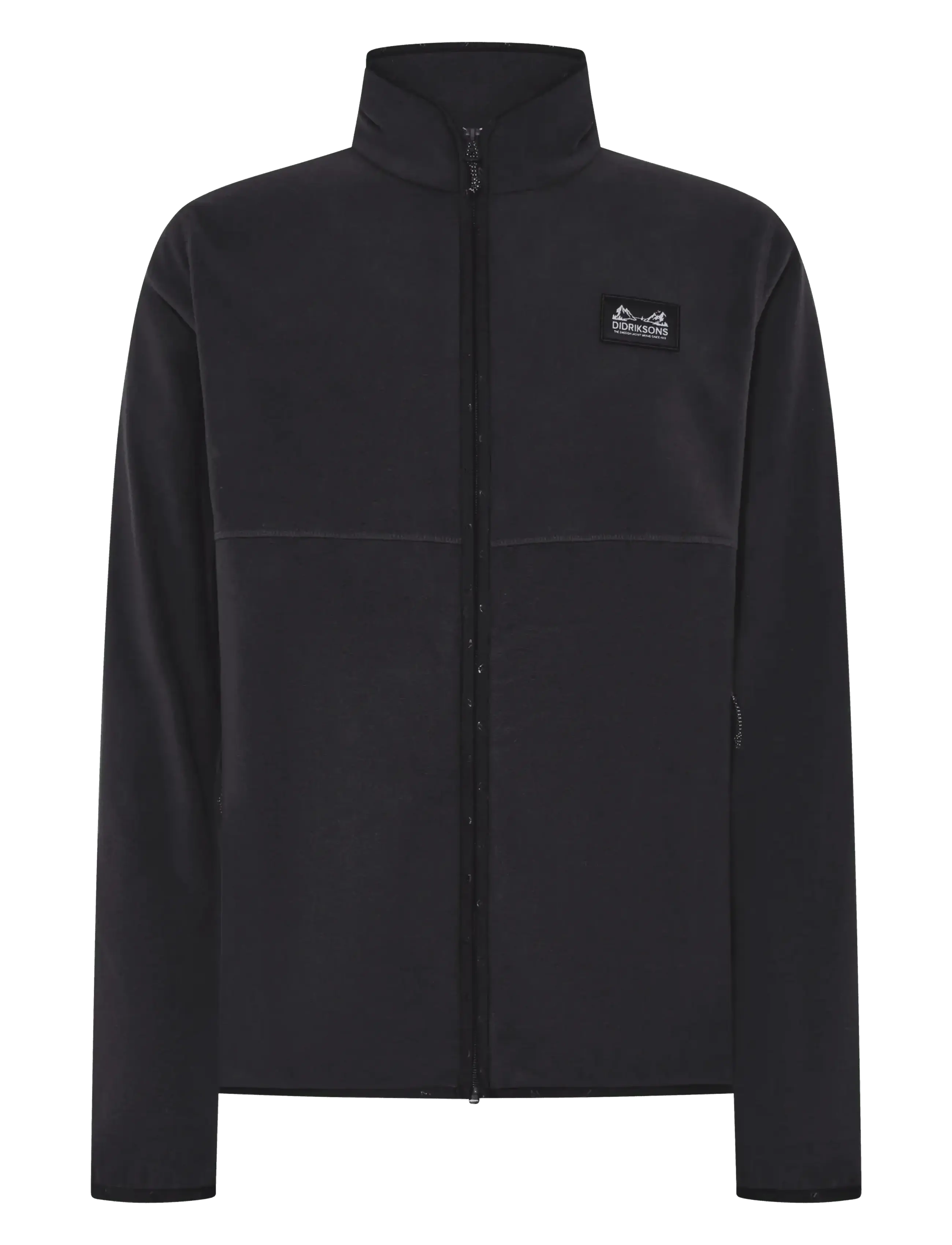 Didriksons VITO USX FULLZIP - Oberteile - GRAPHITE / black