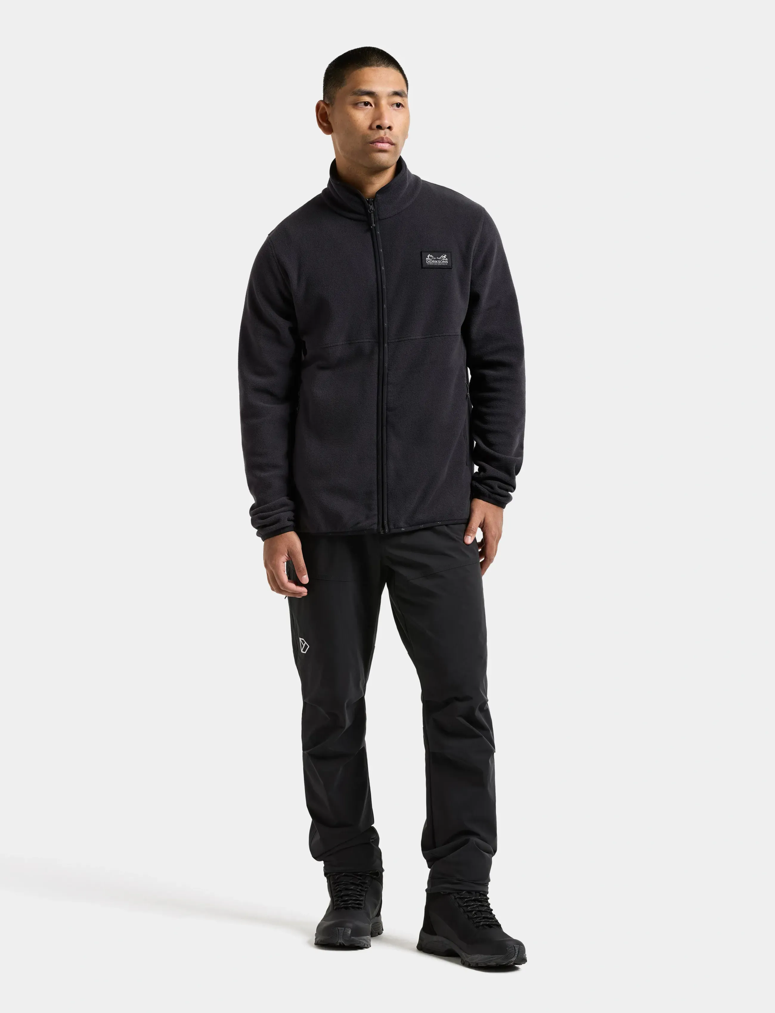 Didriksons - VITO USX FULLZIP - fleece og mellemlag - graphite - 3