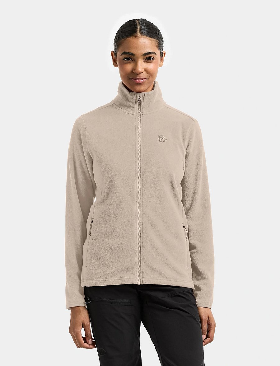 Didriksons - Viona Full-Zip - oberteile - beach beige - 0