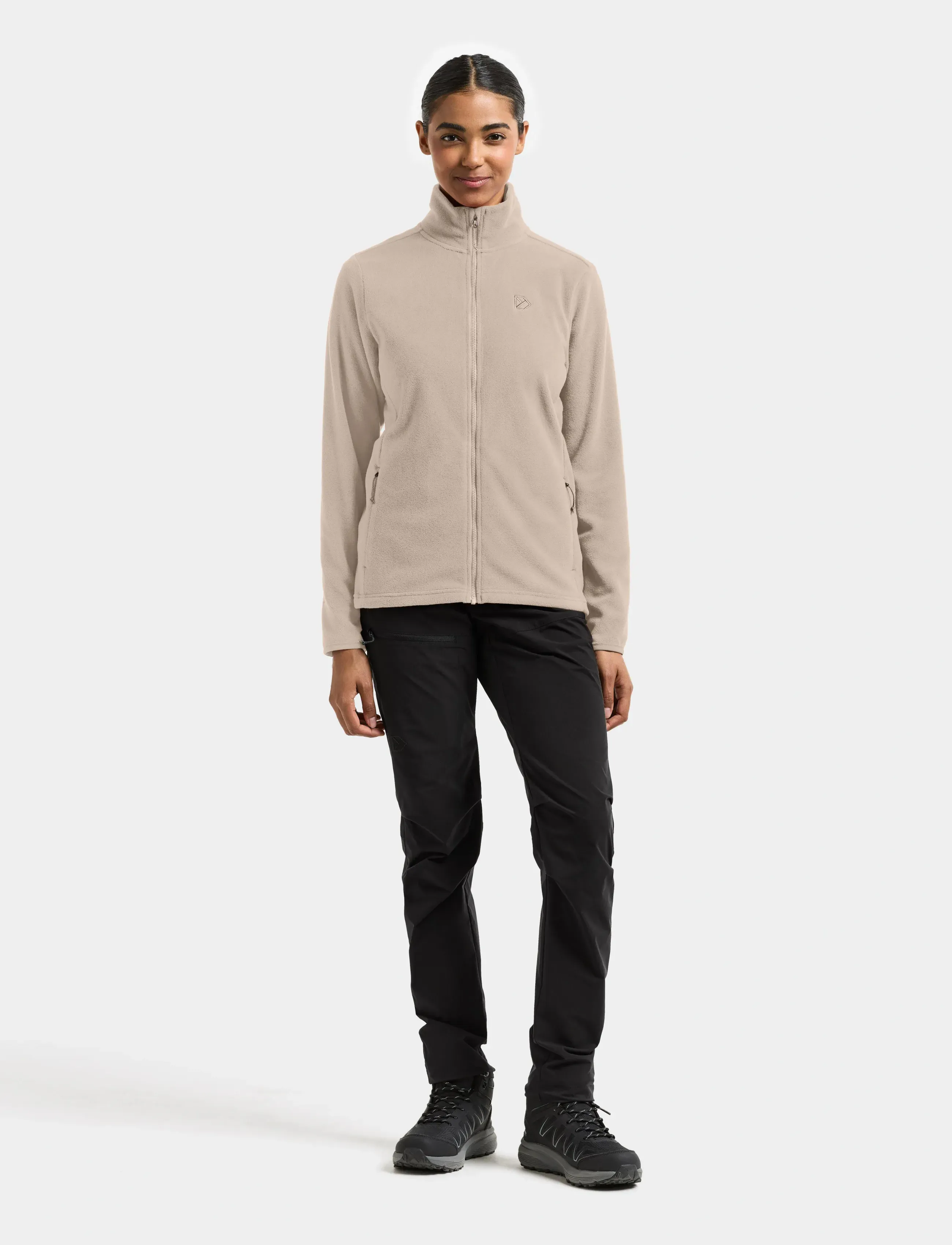 Didriksons - Viona Full-Zip - oberteile - beach beige - 3