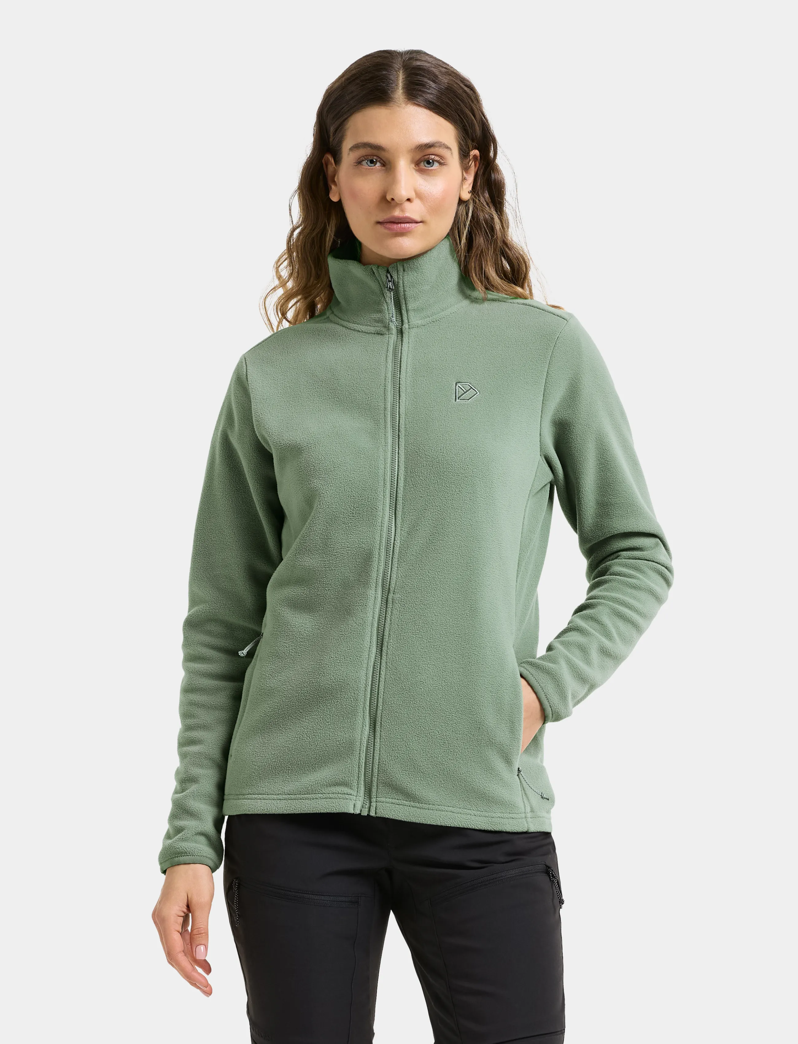 Didriksons - Viona Full-Zip - oberteile - light moss - 3
