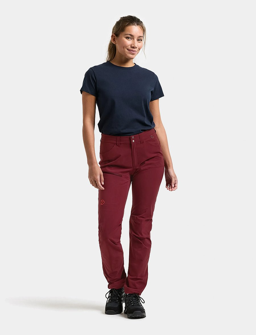 Didriksons - Juna Pants - outdoorhosen - anemon red - 3