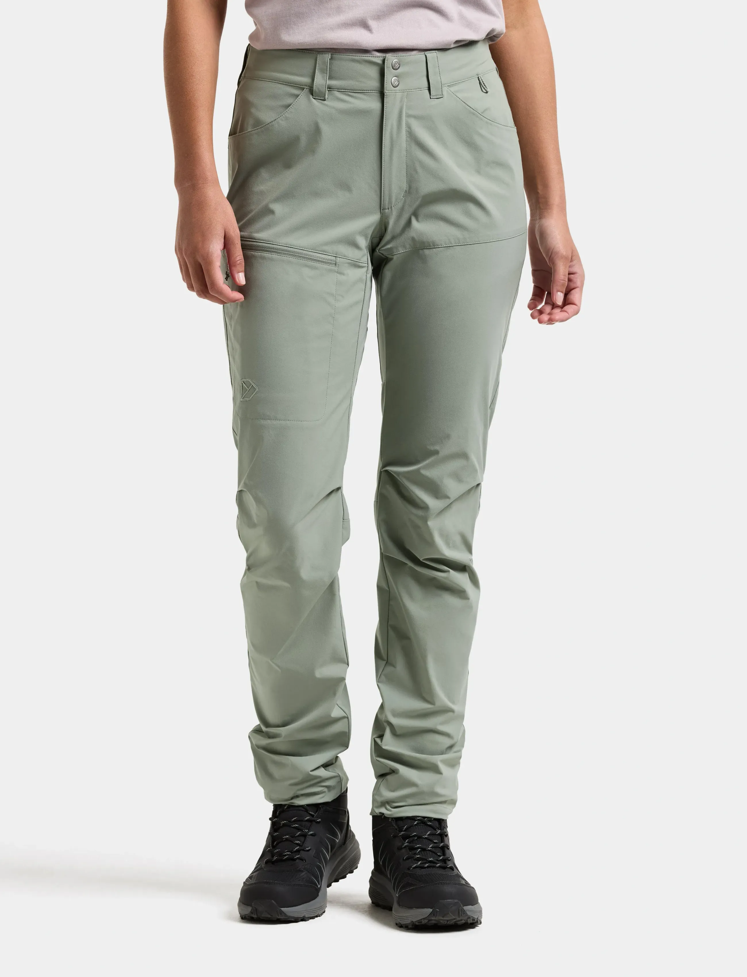 Didriksons Juna Pants - Hosen - WILTED LEAF / khaki/green