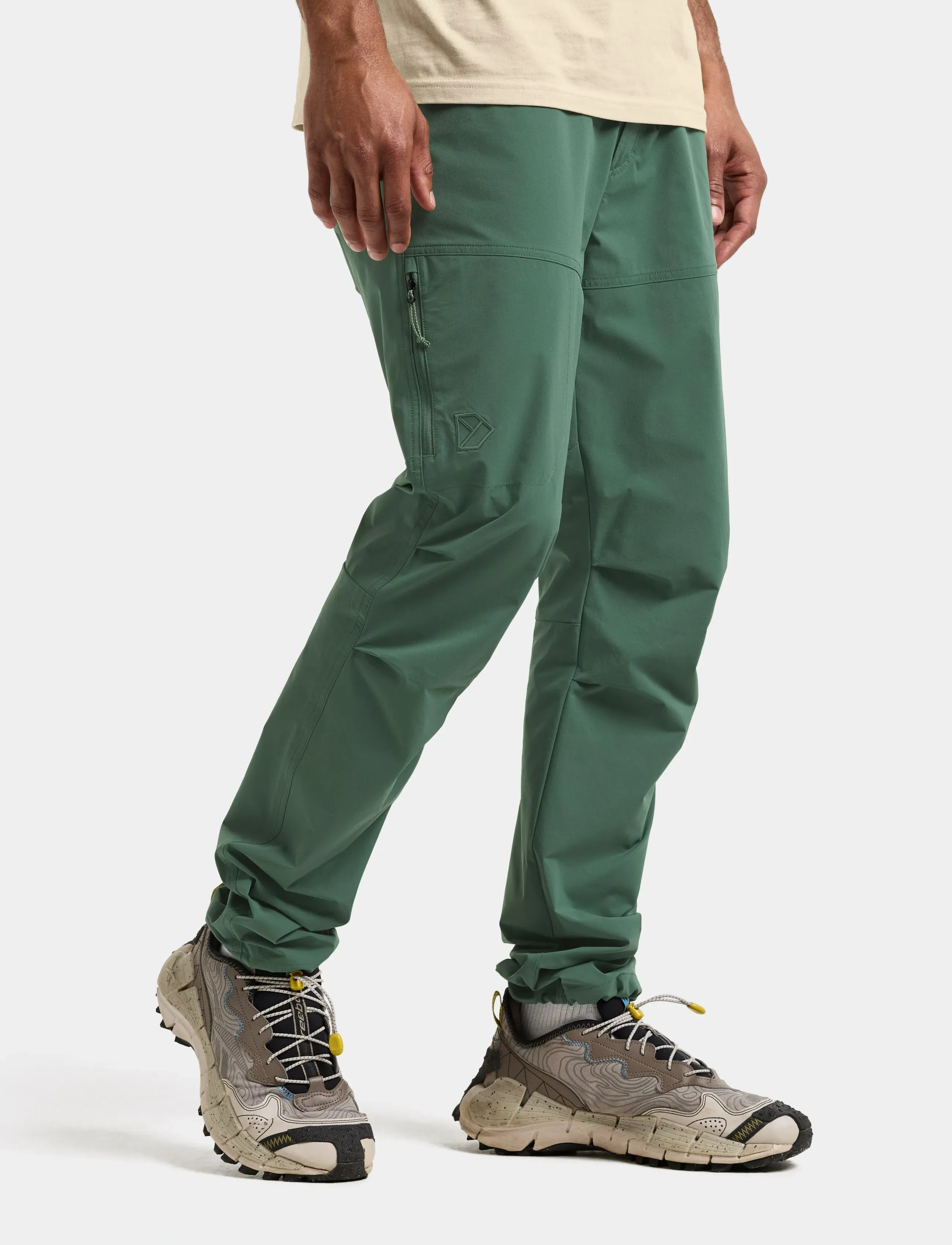 Didriksons - ASHER USX PANTS - outdoorhosen - dark moss - 0