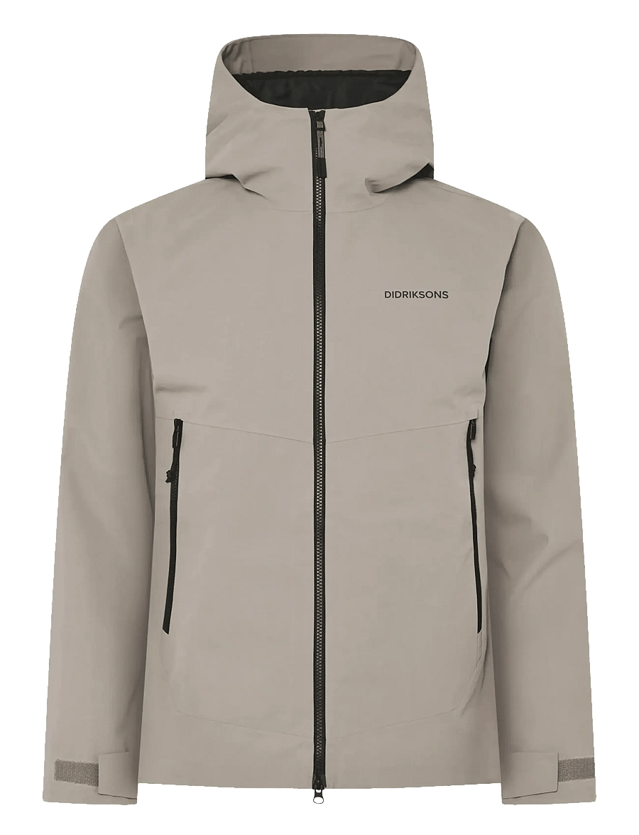 Didriksons - Biak Jacket - friluftsjakker - ash brown - 1