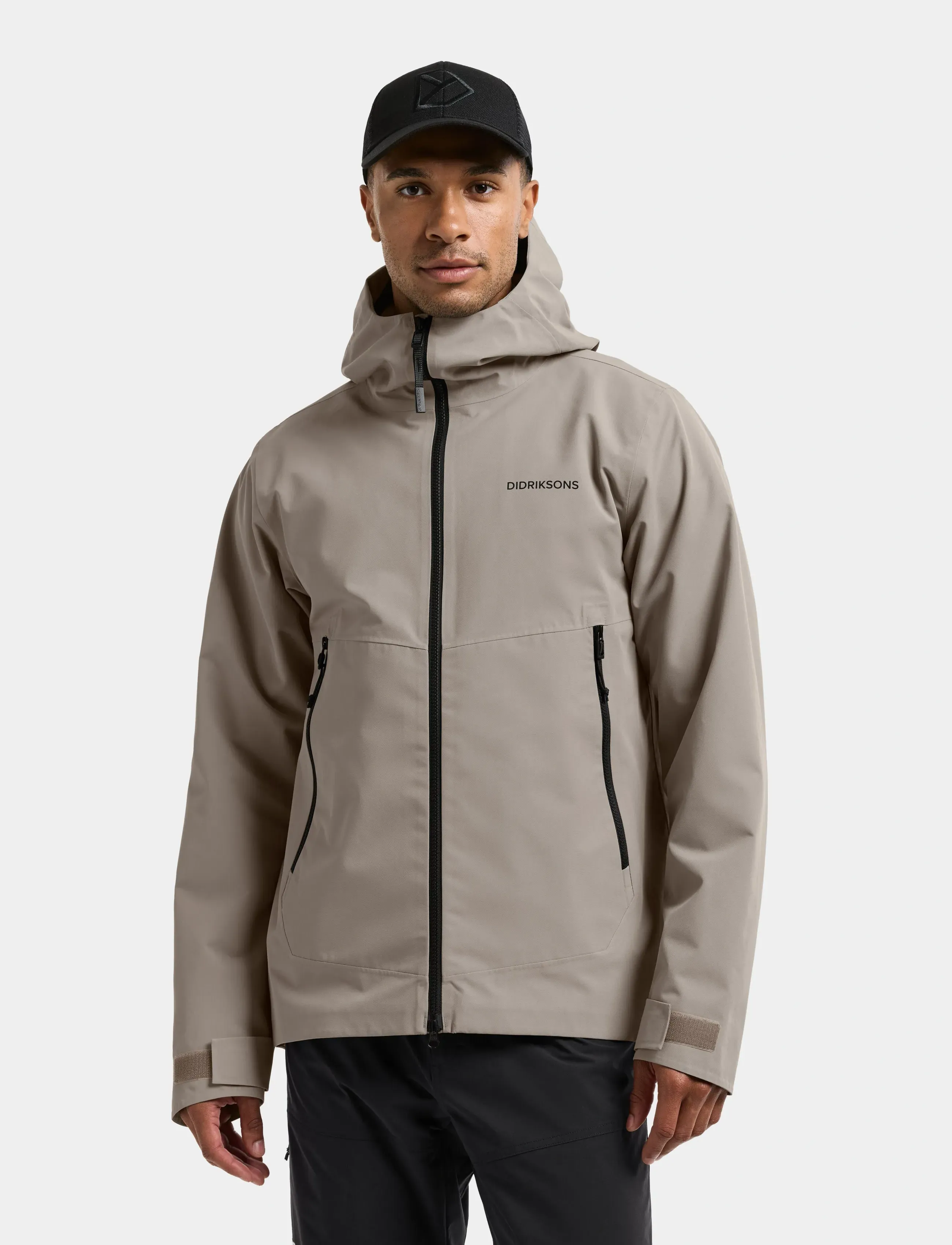Didriksons Biak Jacket, L, Sport Rainwear, Braun - Raincoats, Männerswear