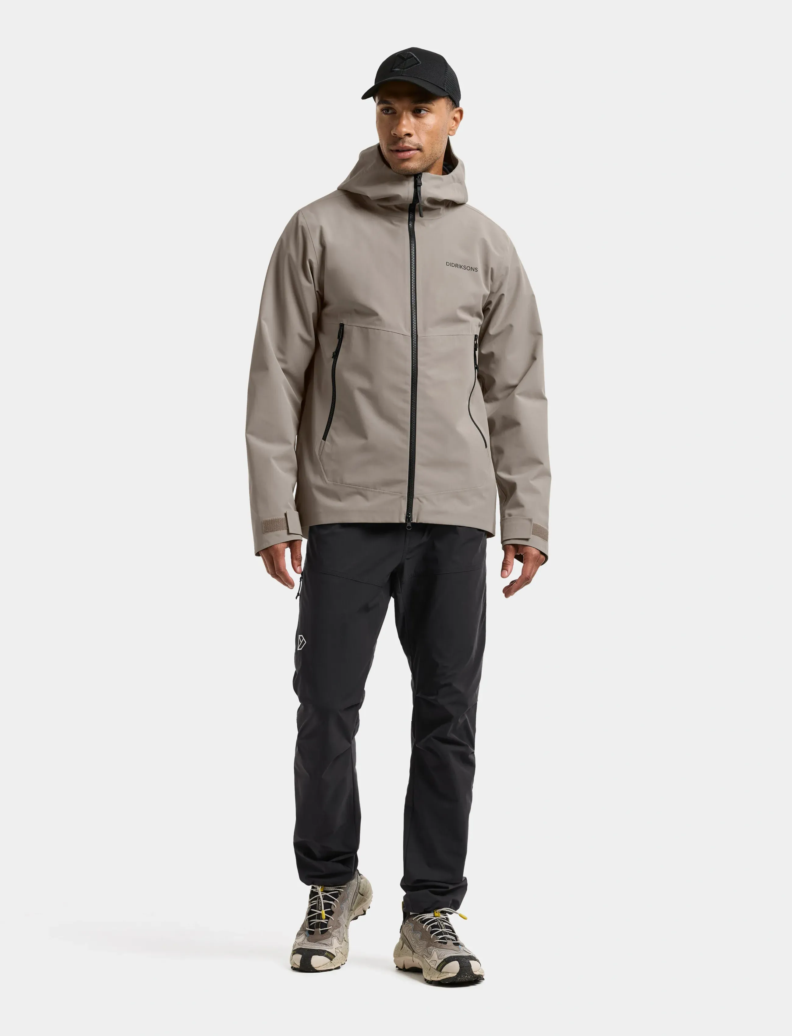 Didriksons - Biak Jacket - regenmäntel - ash brown - 3
