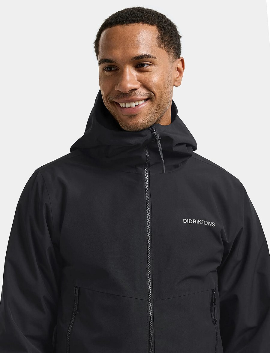 Didriksons - Biak Jacket - raincoats - black - 5