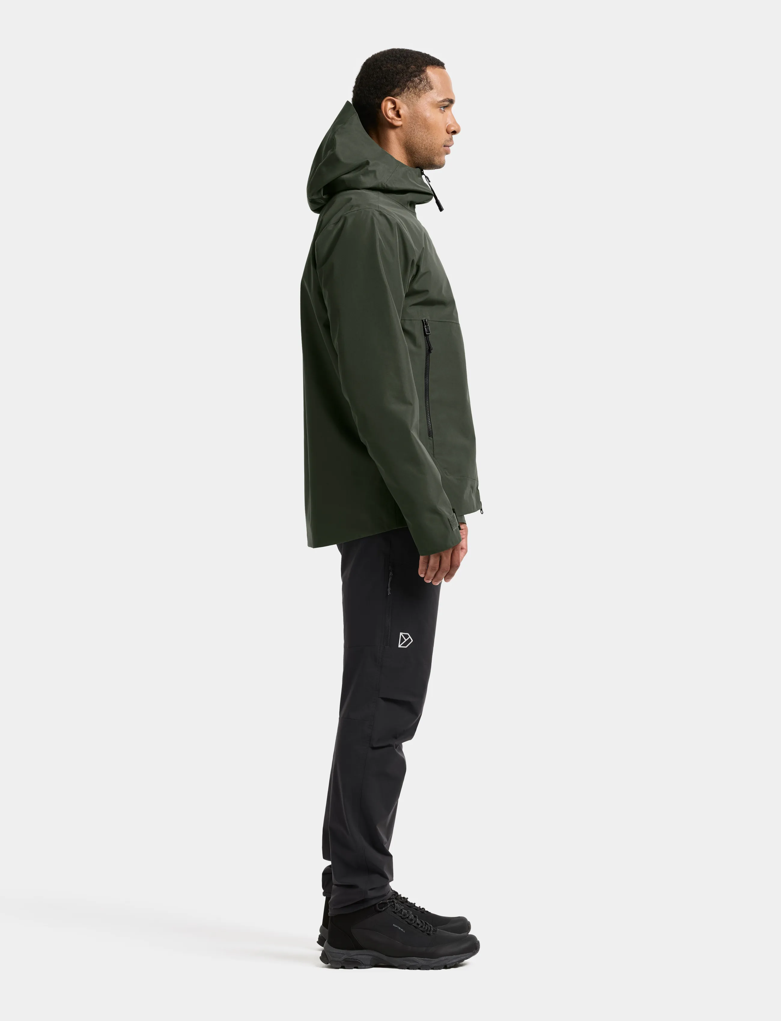 Didriksons - Biak Jacket - raincoats - deep green - 4