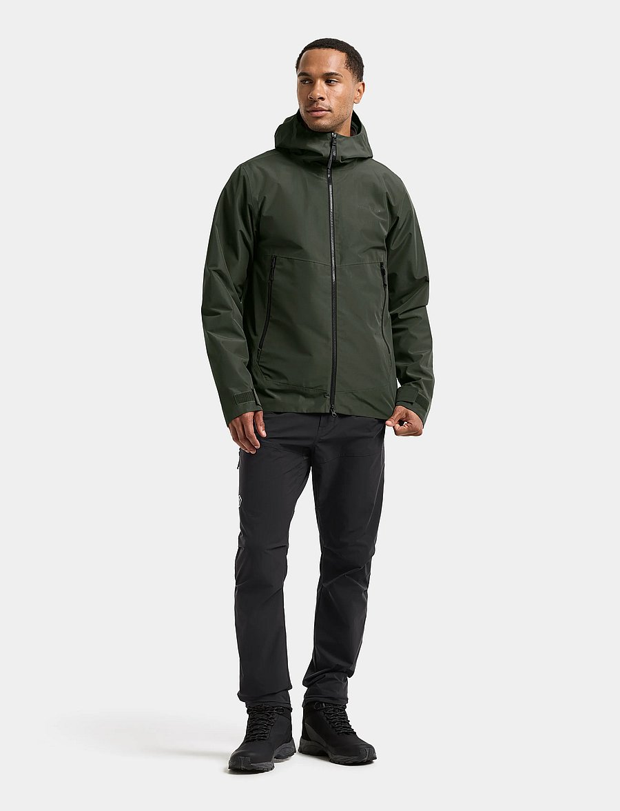 Didriksons - Biak Jacket - friluftsjakker - deep green - 5