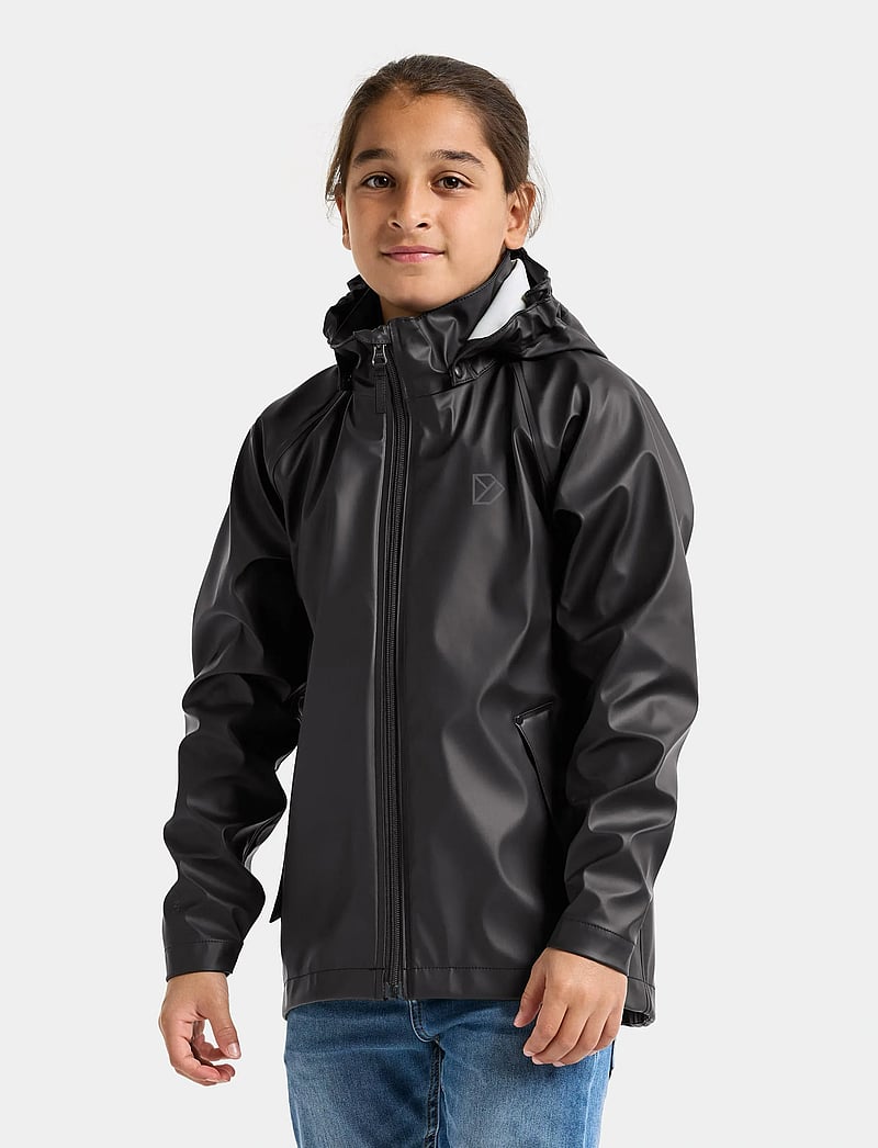 Didriksons - Hepta Kids' Jacket Galon® - shell- & regenjacken - black - 0