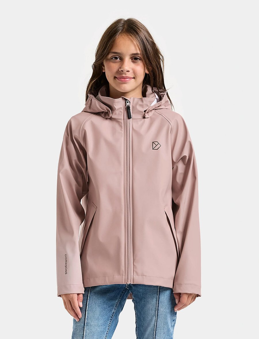 Didriksons - Hepta Kids' Jacket Galon® - shell- & regenjacken - vintage pink - 0