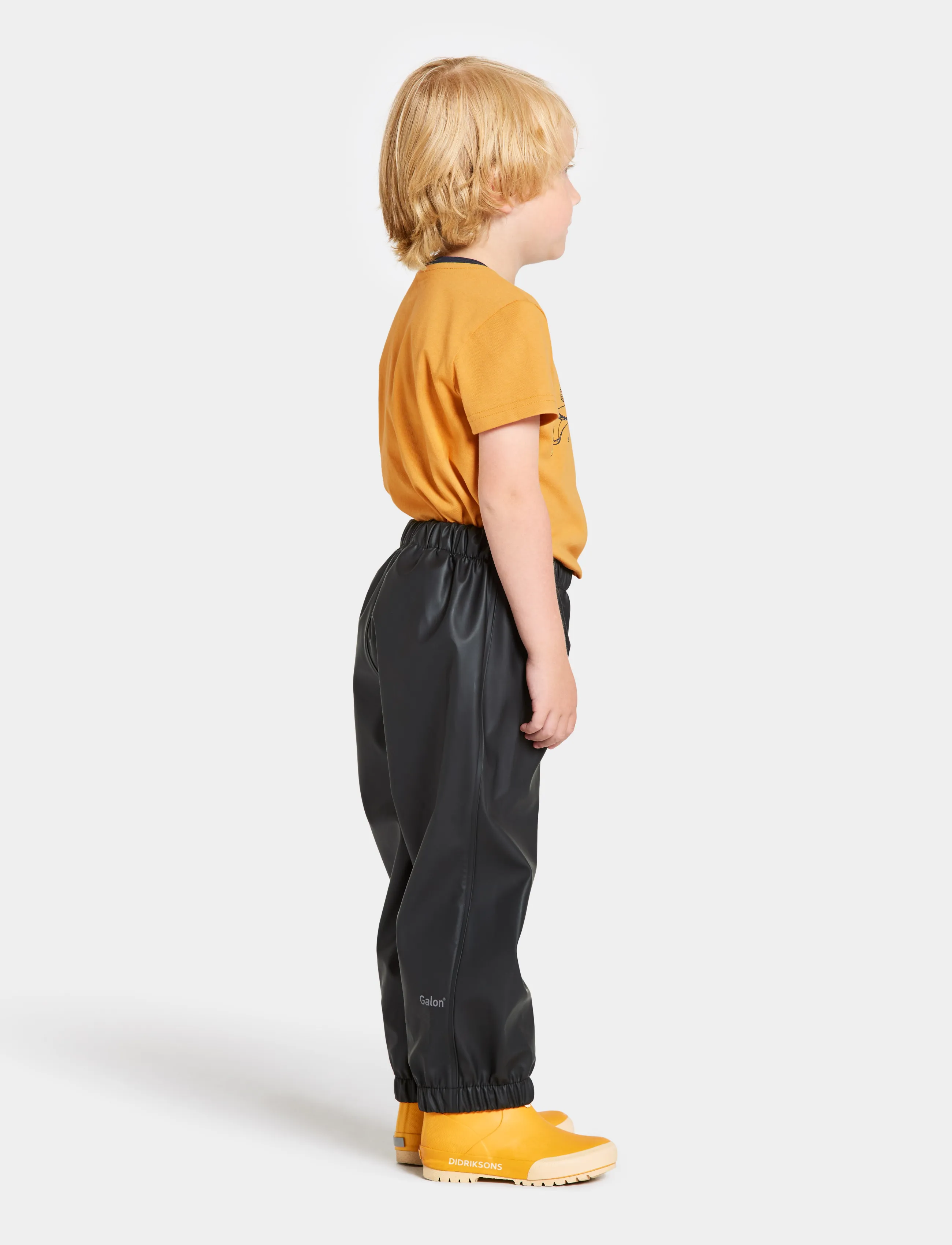 Didriksons - Midjeman Kids' Pants Galon® - membraninės ir lietaus kelnės - black - 0