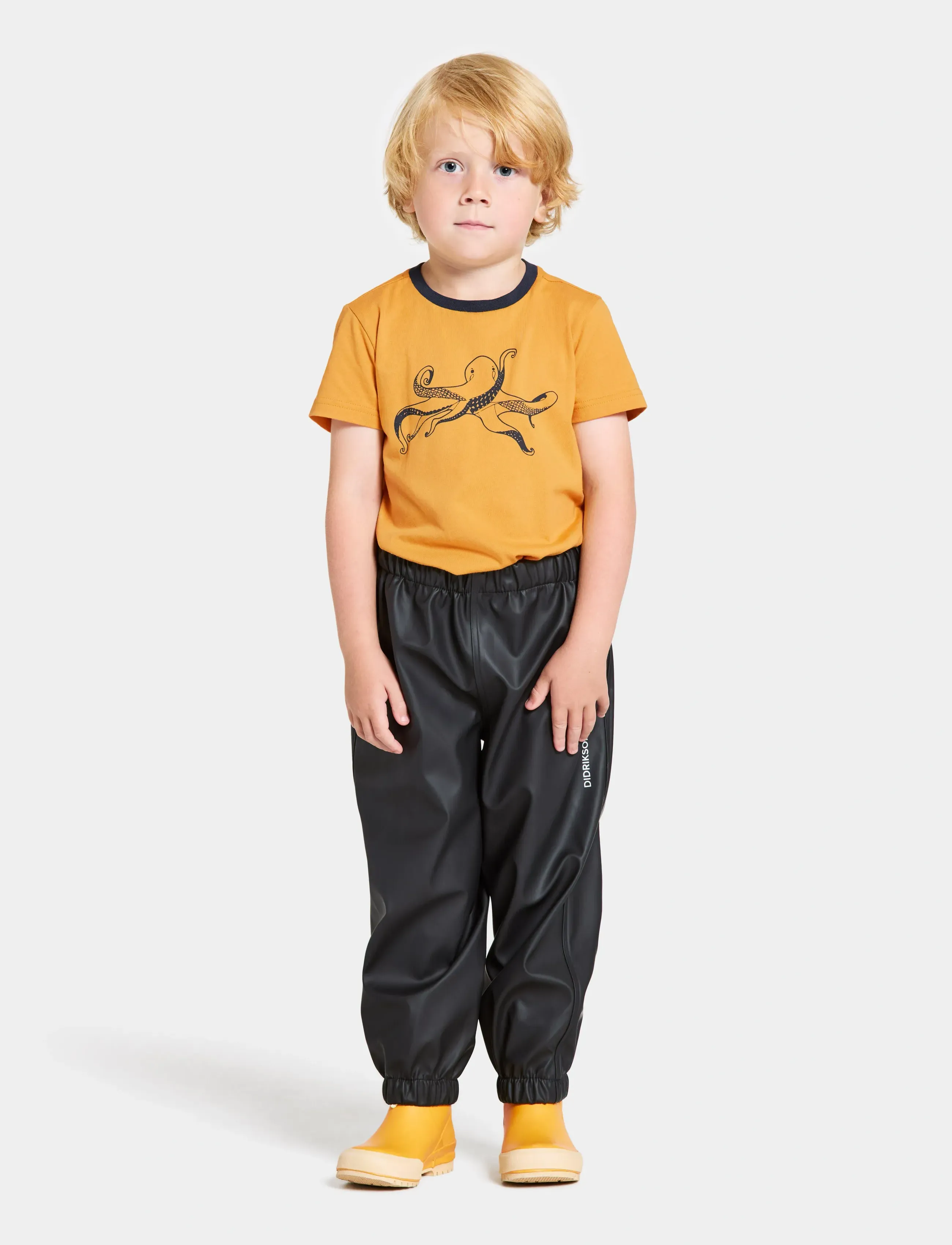 Didriksons - Midjeman Kids' Pants Galon® - laisvalaikio ir lietaus kelnės - black - 3