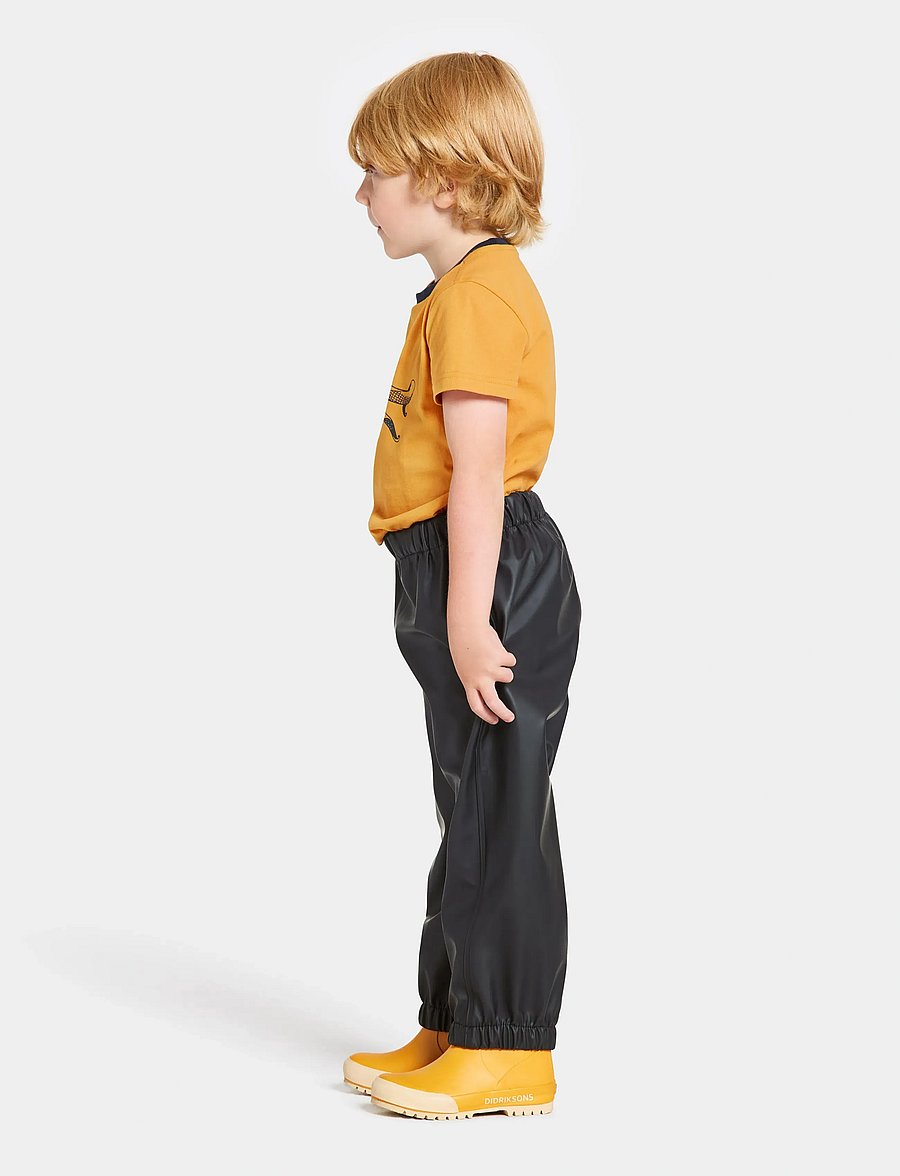 Didriksons - Midjeman Kids' Pants Galon® - skal- & regnbyxor - black - 5