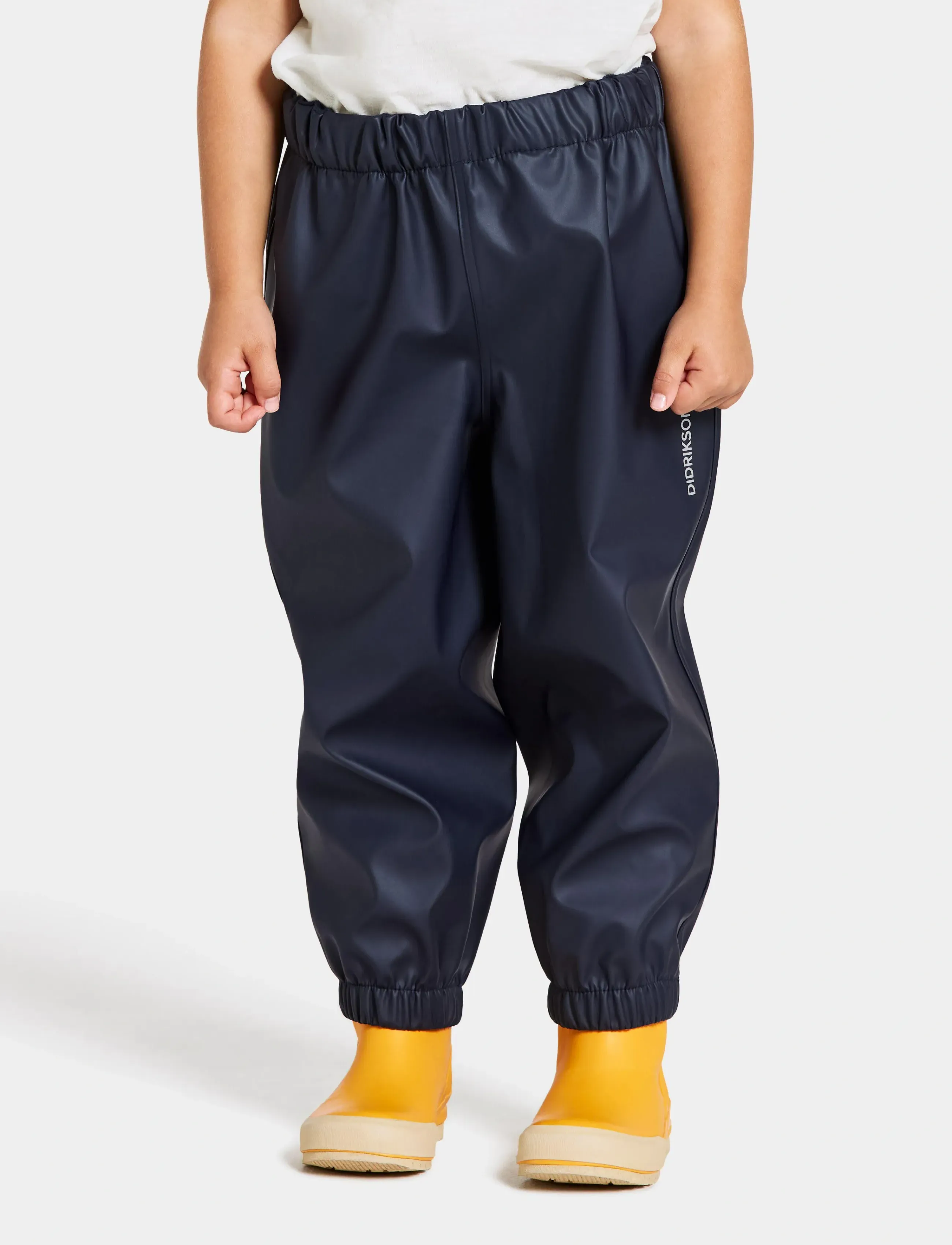 Didriksons Midjeman Kids' Pants Galon , 110, Navy, Regntøj > Underdele, Børn