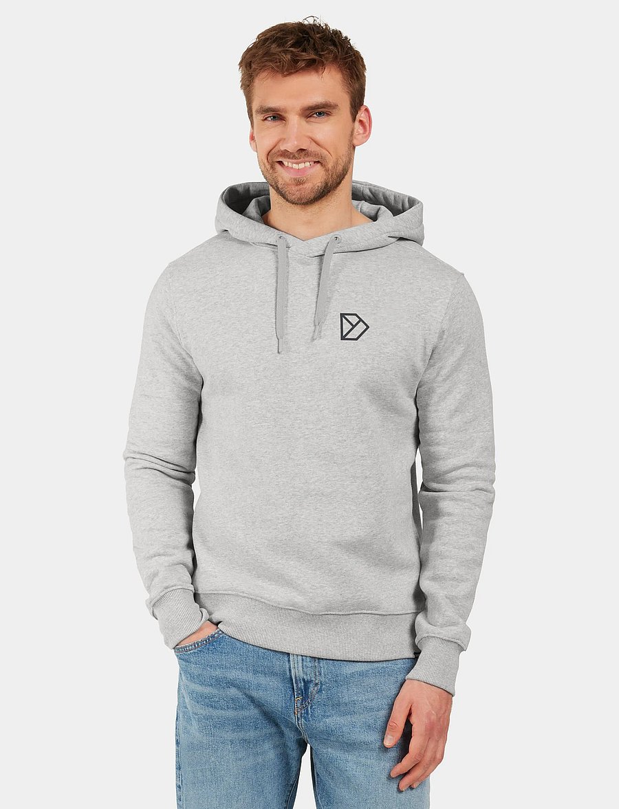 Didriksons - VEN USX HOODI LANDS2 - huvtröjor - aluminum melange - 0