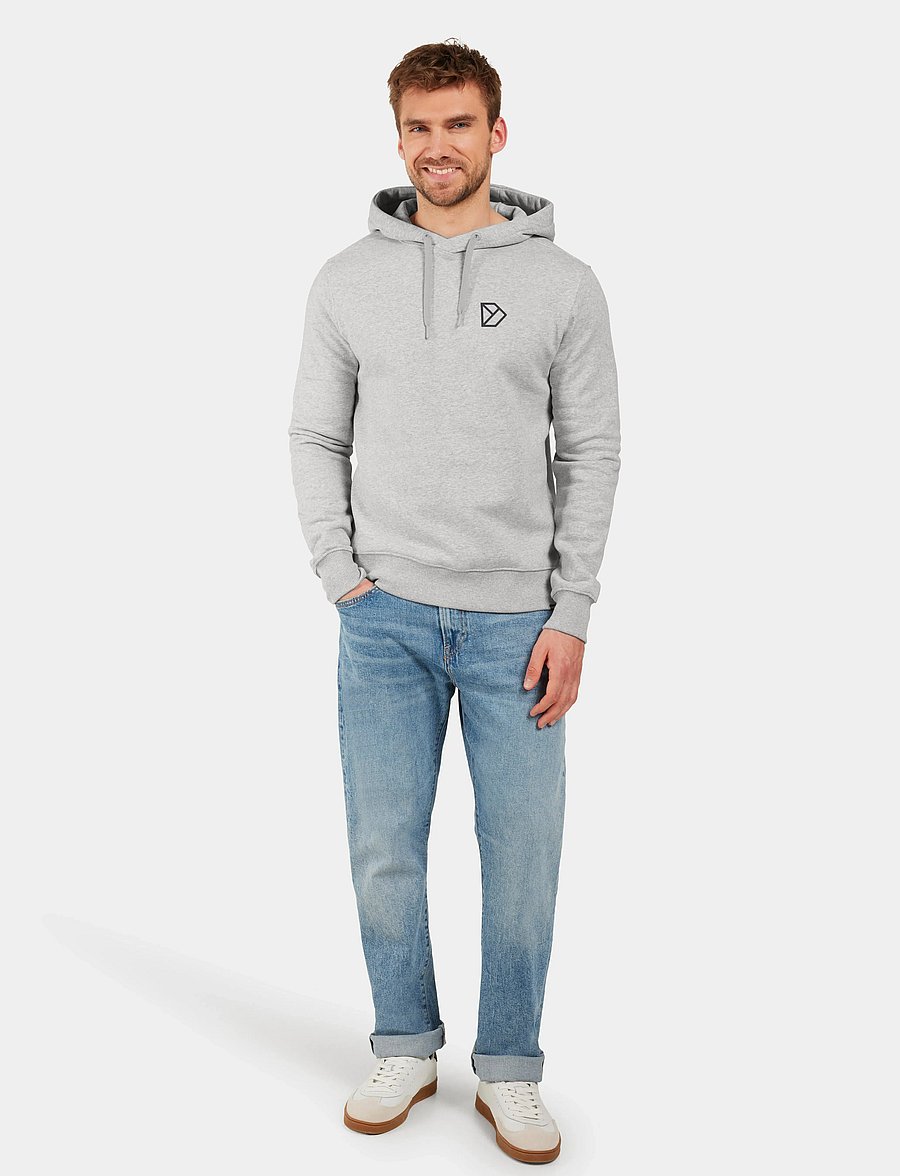 Didriksons - VEN USX HOODI LANDS2 - huvtröjor - aluminum melange - 3
