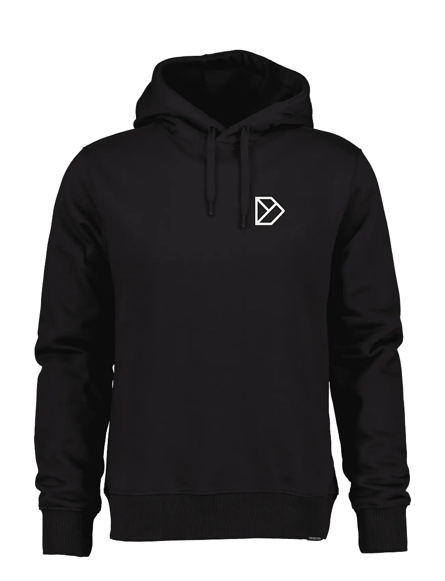Didriksons - VEN USX HOODI LANDS2 - huvtröjor - black - 1