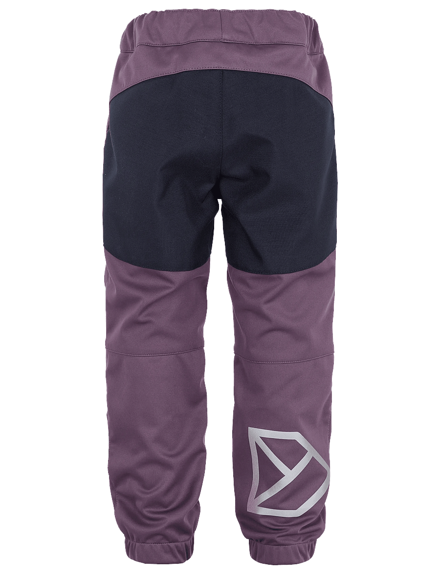 Didriksons - Moen Kids' Pants - shell- & regenhosen - eggplant - 2
