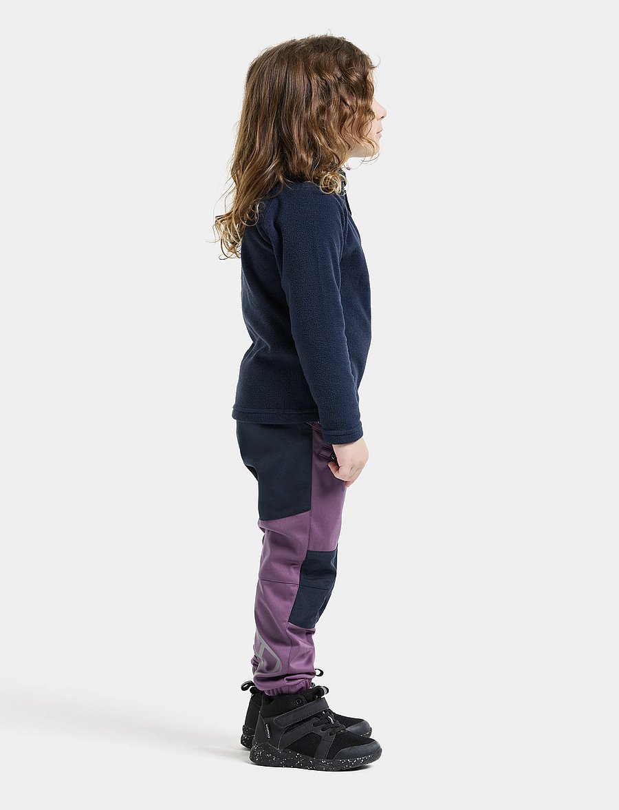 Didriksons - Moen Kids' Pants - shell- & regenhosen - eggplant - 5