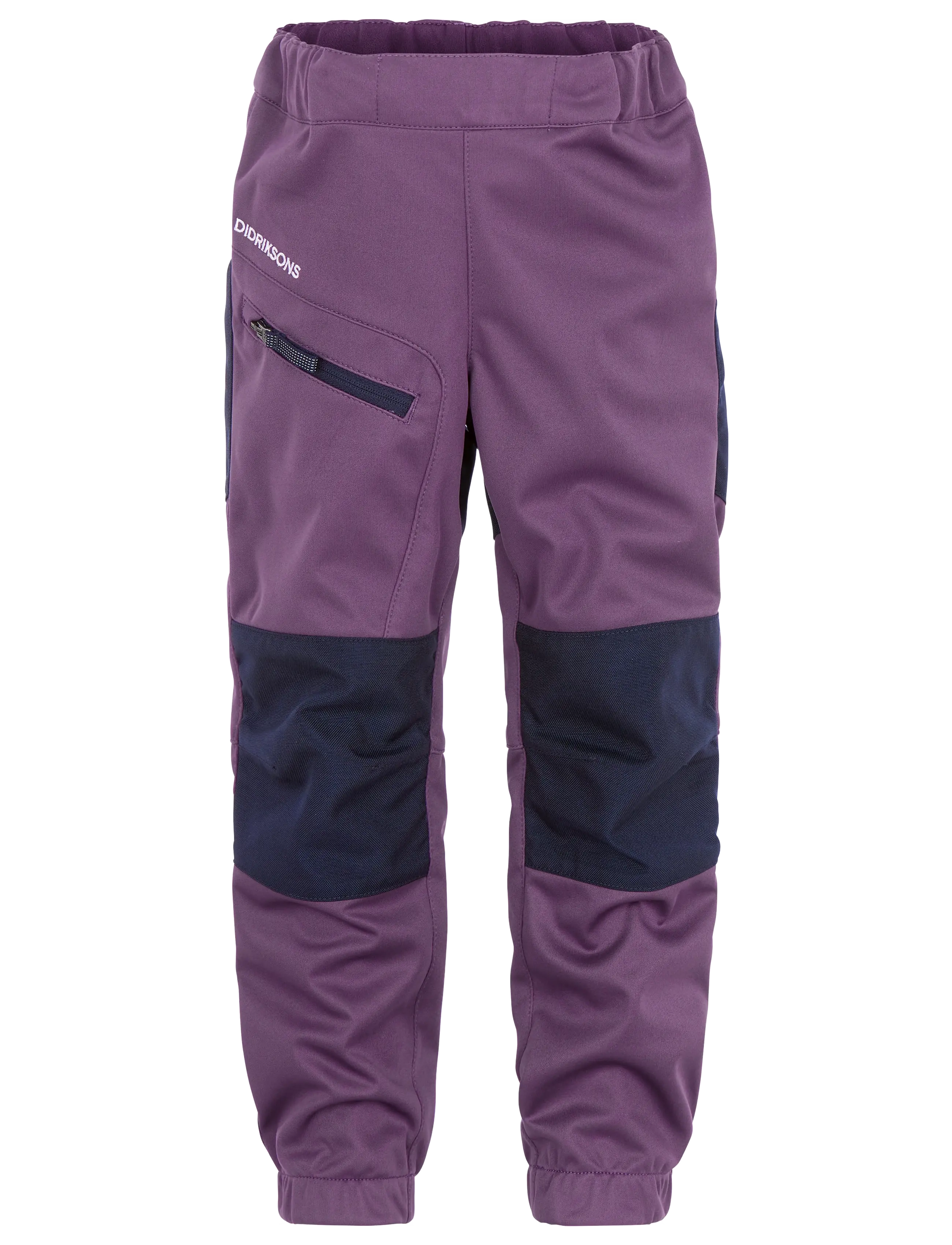 Didriksons - Moen Kids' Pants - shell- & regenhosen - eggplant - 3