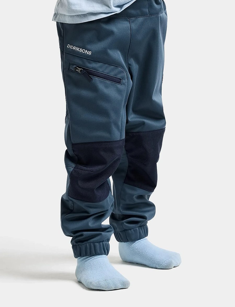 Didriksons - Moen Kids' Pants - mountain blue - 0