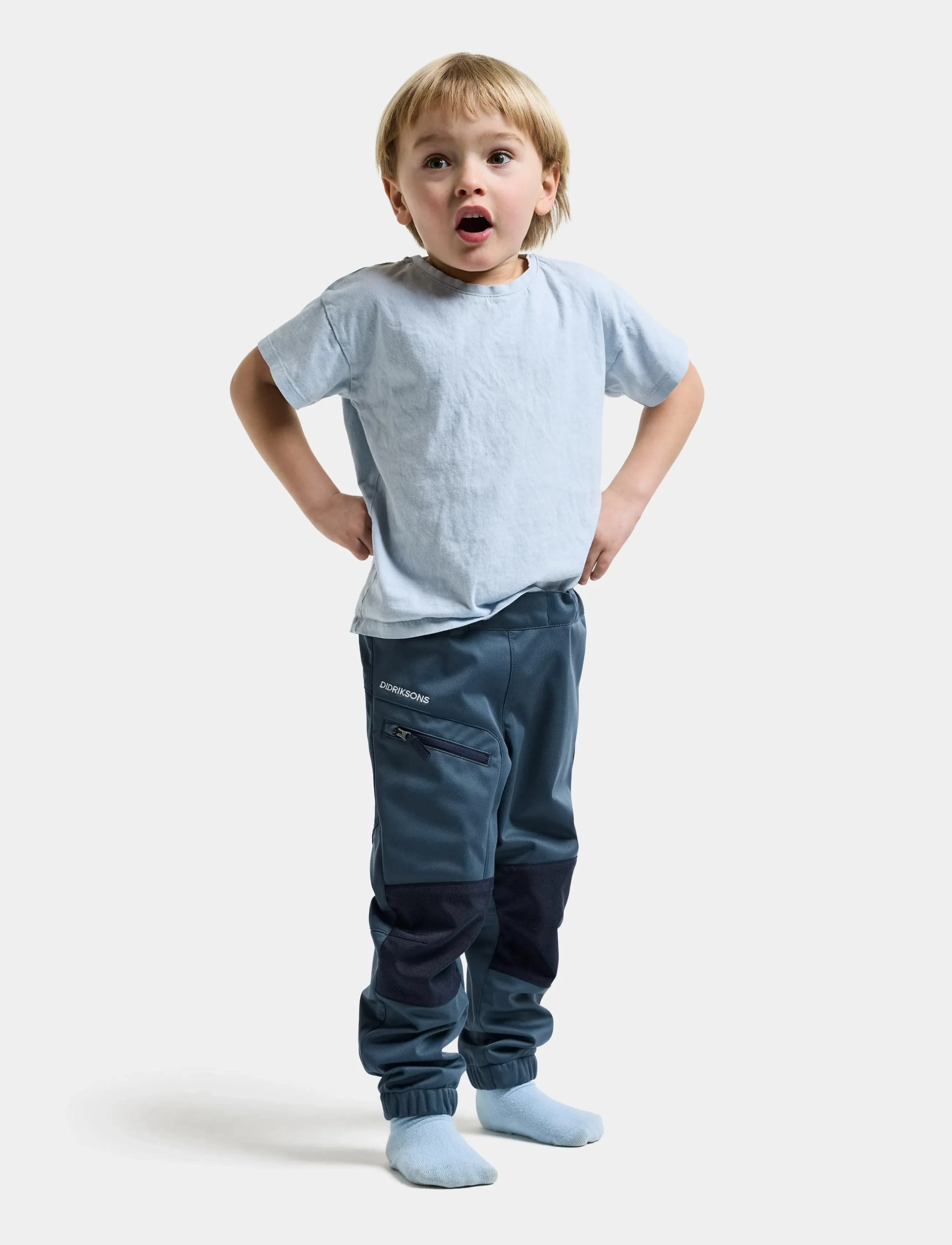 Didriksons - Moen Kids' Pants - mountain blue - 3