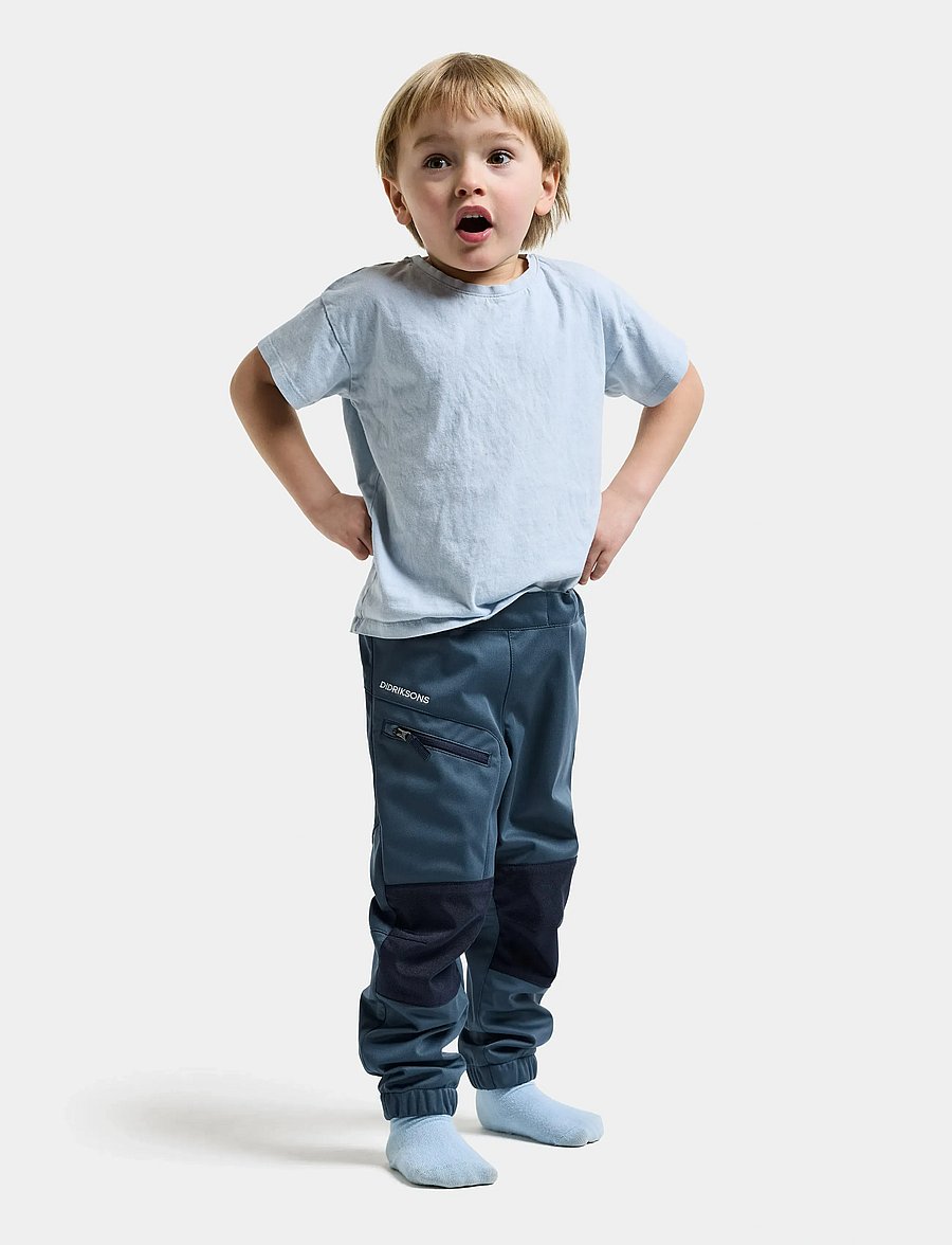 Didriksons - Moen Kids' Pants - mountain blue - 3